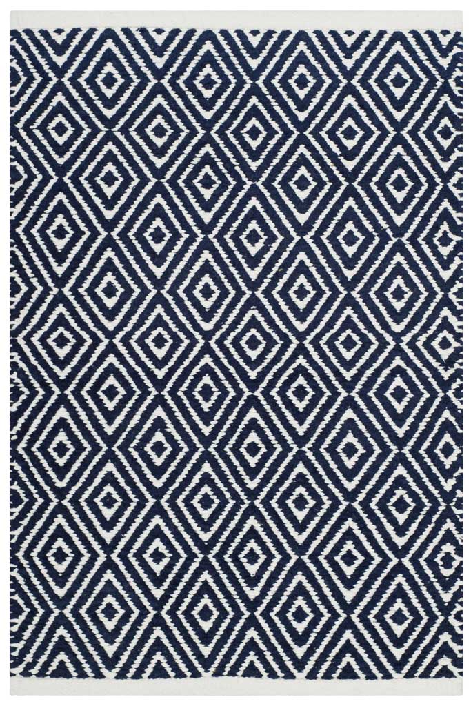 Boston Diamond Navy Area Rug - Image 5