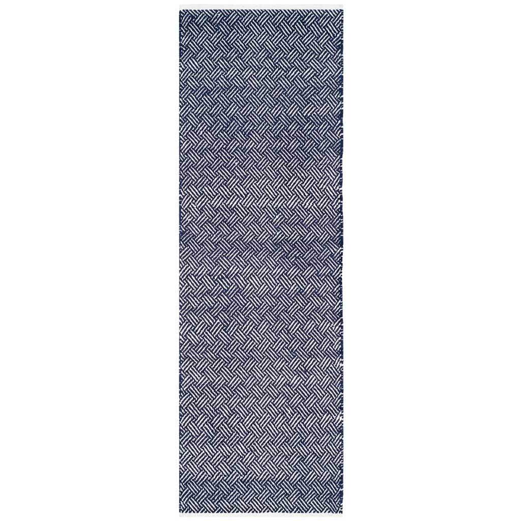 Boston Navy Runner Rug