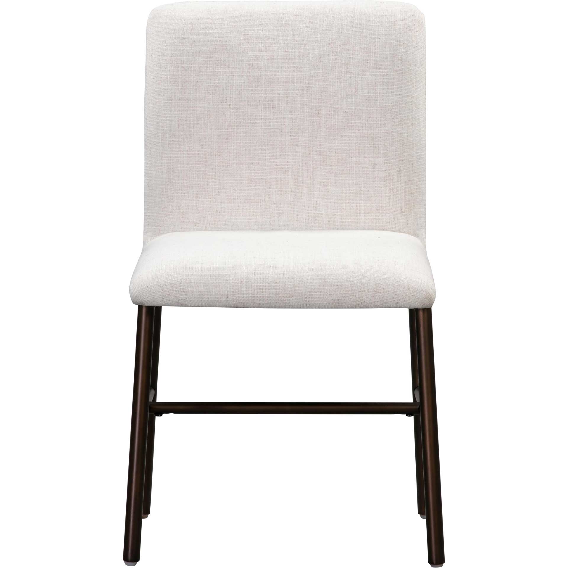 Boston Upholstered Dining Chair Flax (Set of 2) - Image 2