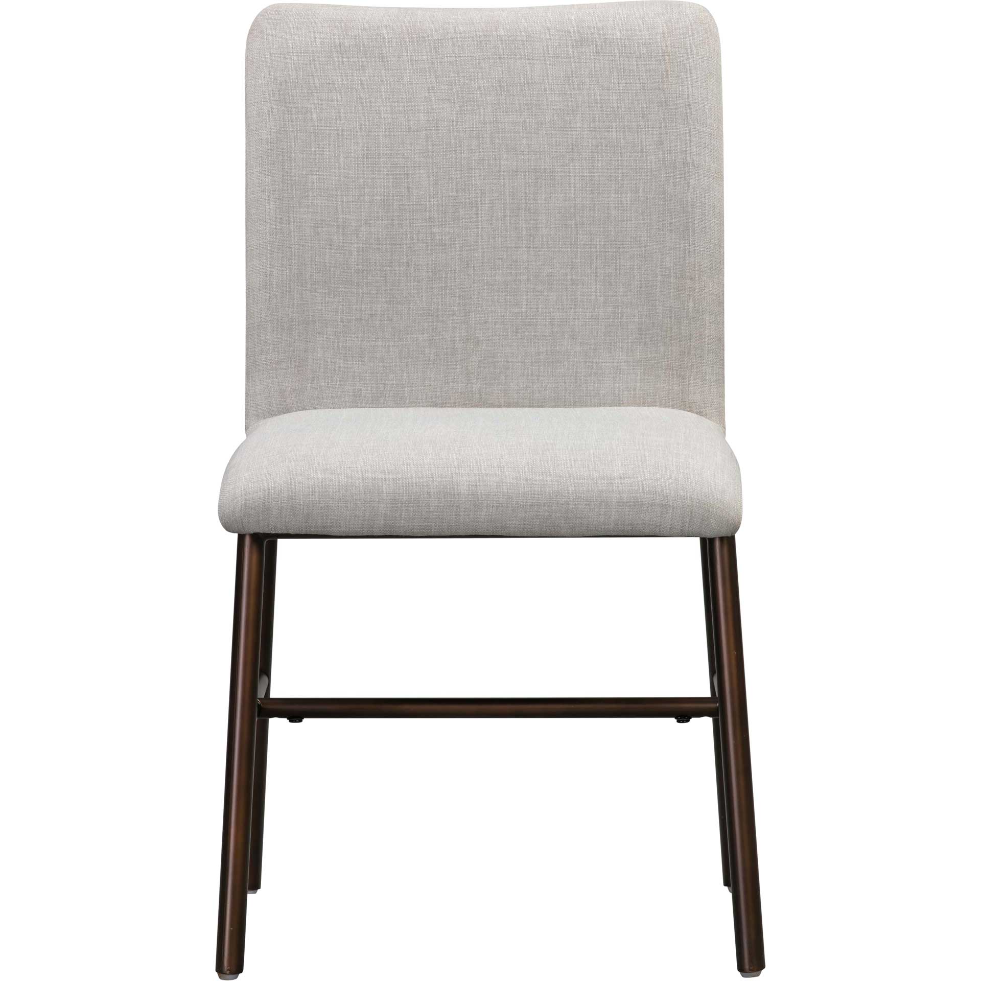 Boston Upholstered Dining Chair Taupe (Set of 2) - Image 2