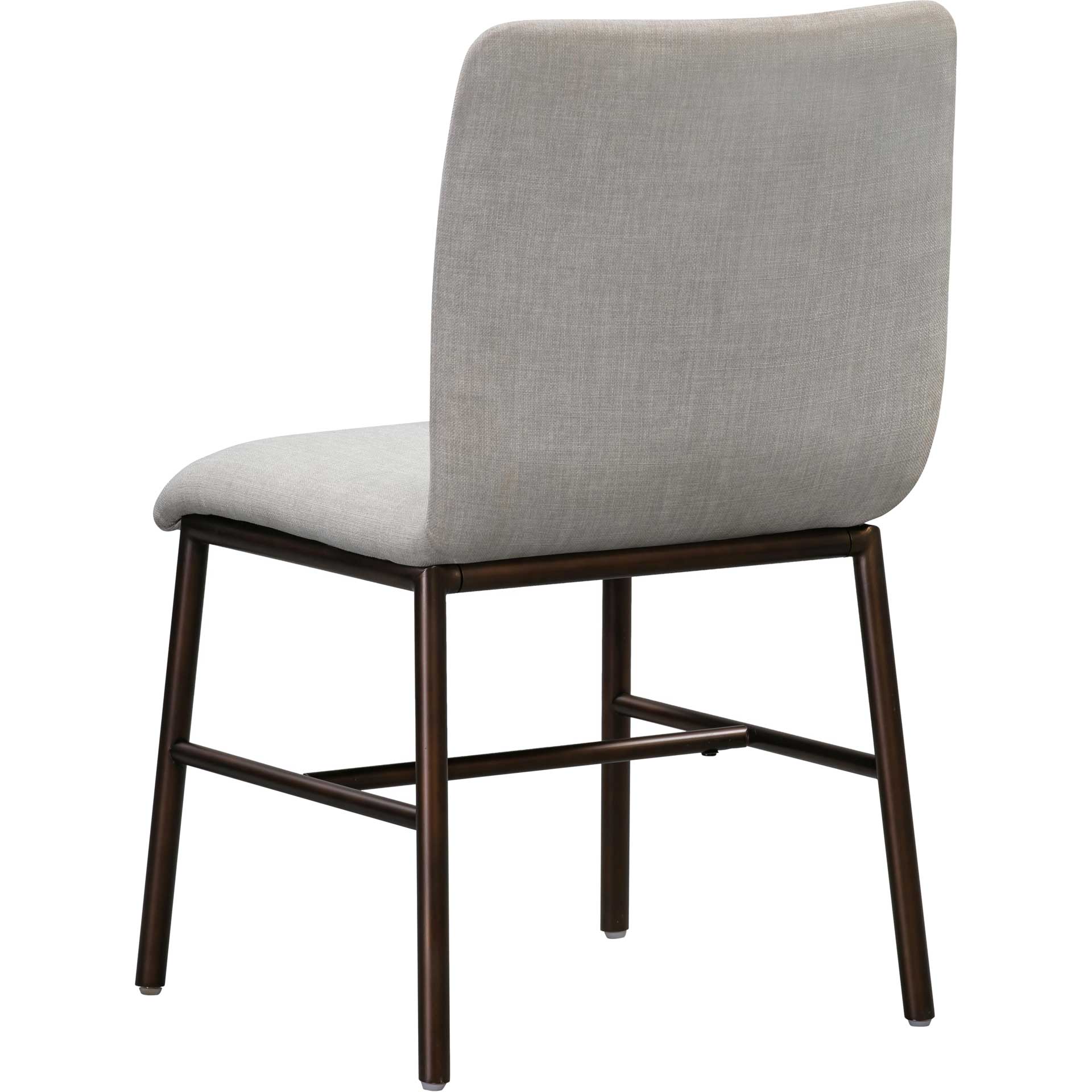 Boston Upholstered Dining Chair Taupe (Set of 2) - Image 3
