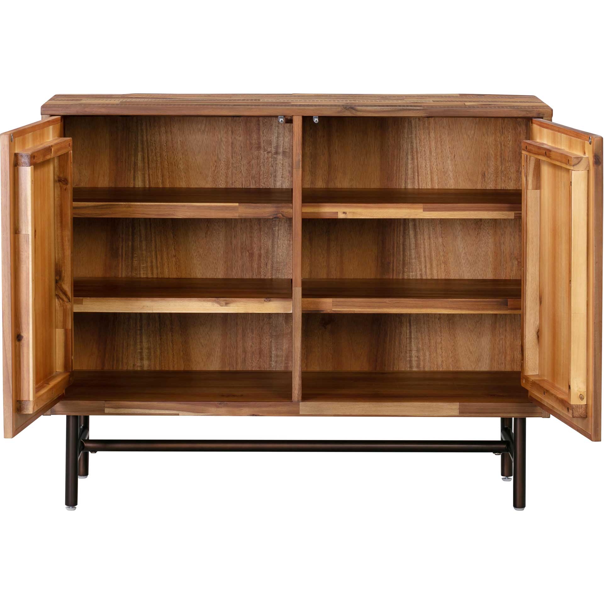 Boston Wooden Accent Cabinet Brown - Image 4