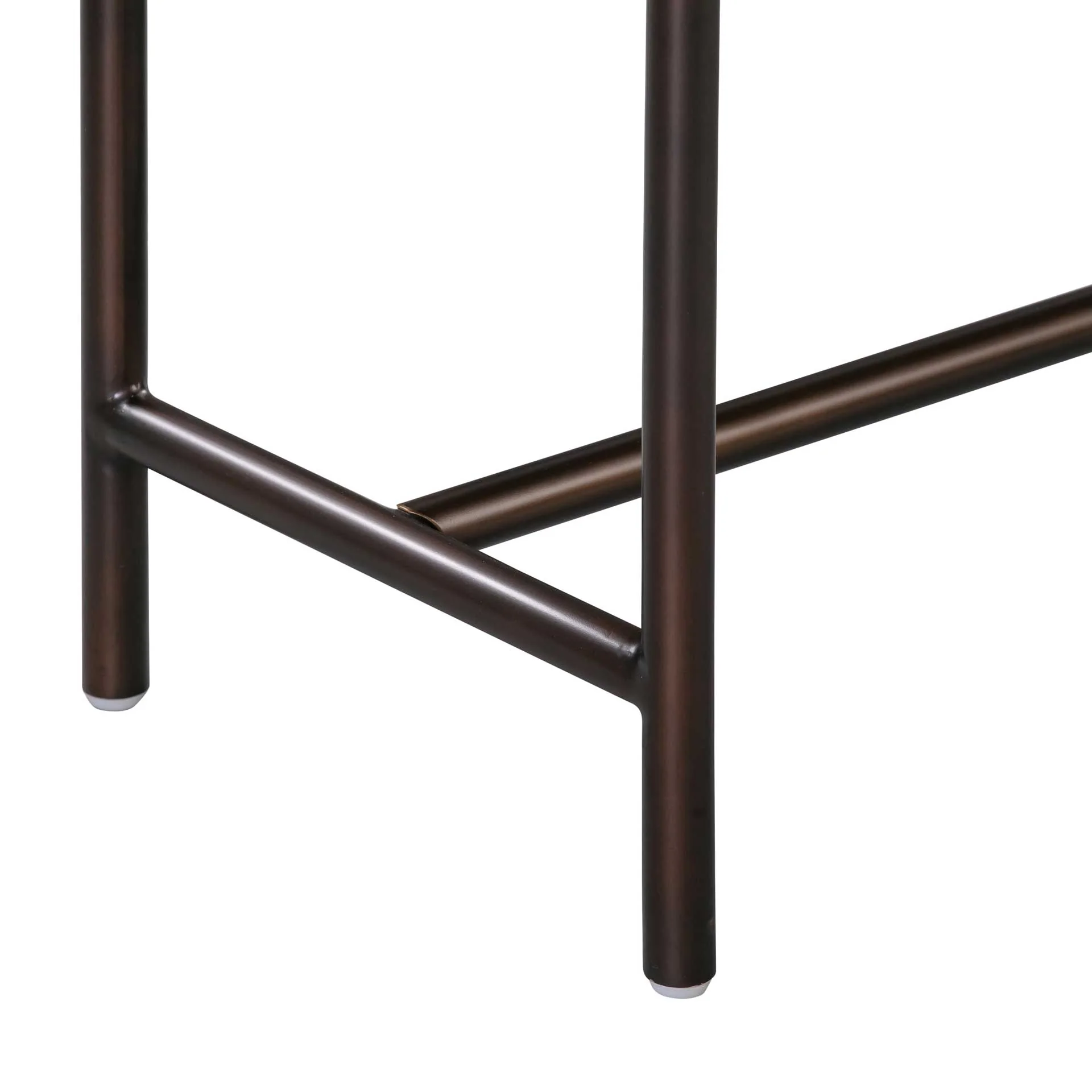 Boston Wooden Bench Rustic/Dark Brown - Image 4