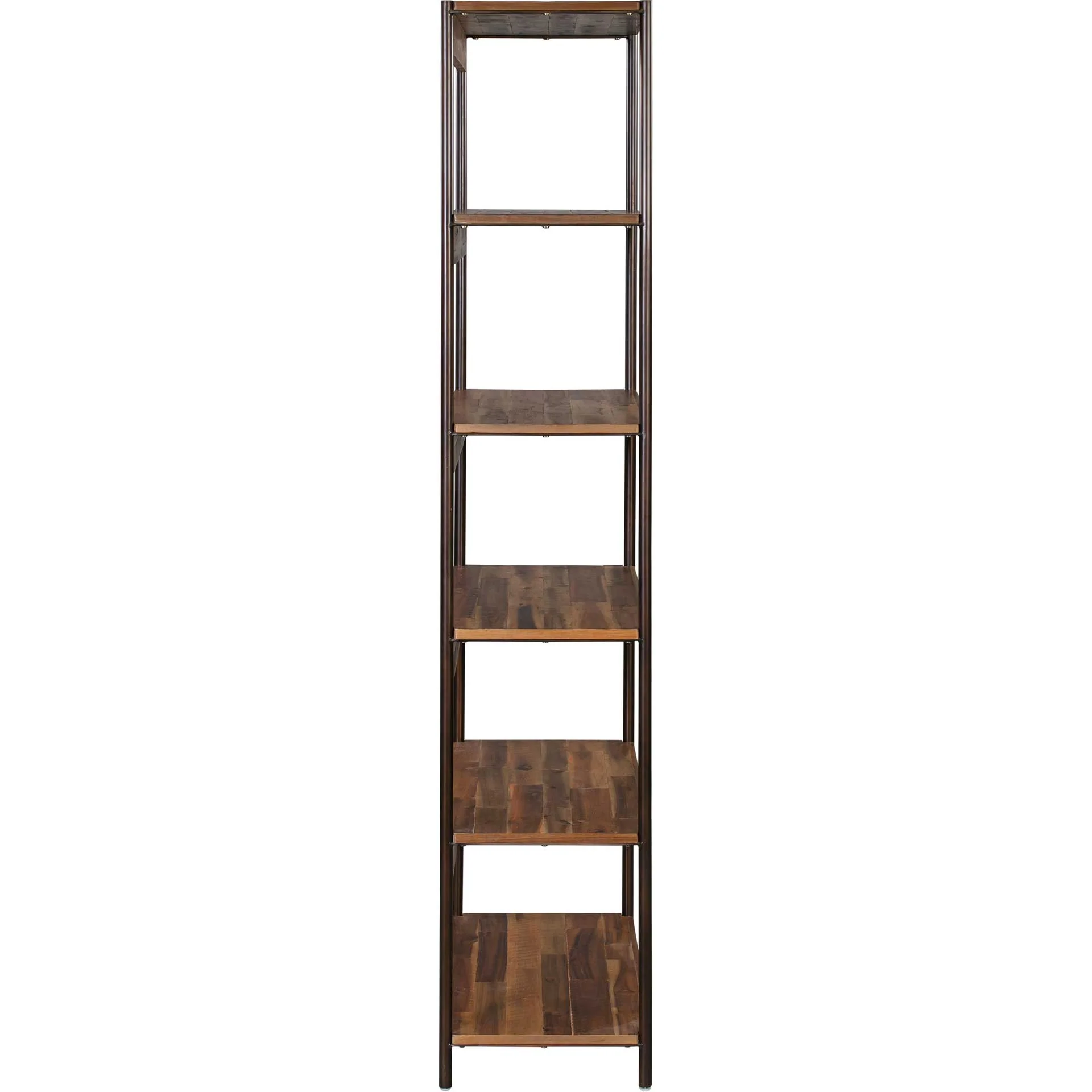 Boston Wooden Bookcase Rustic Acacia - Image 3