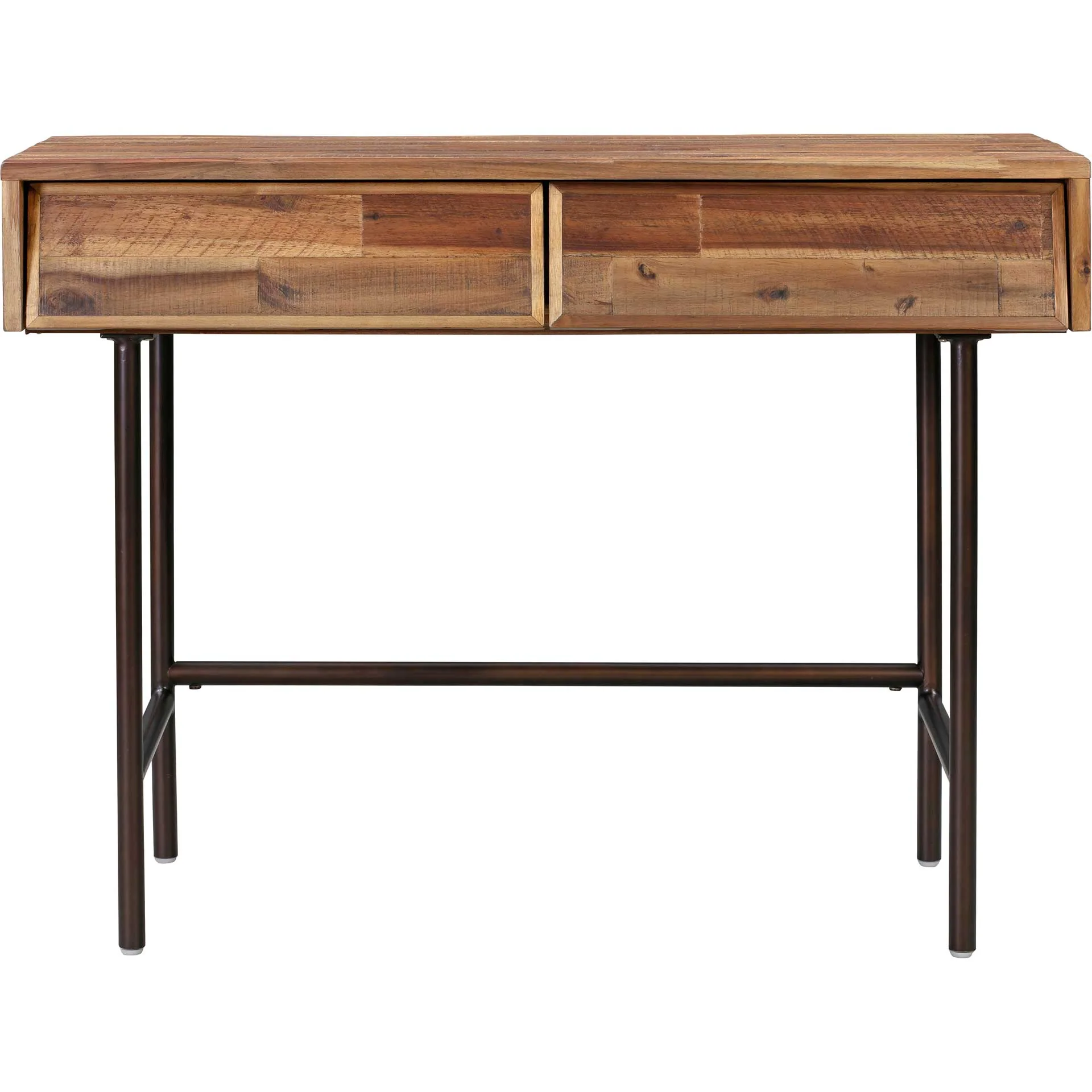 Boston Wooden Writing Desk Rustic/Dark Brown - Image 2