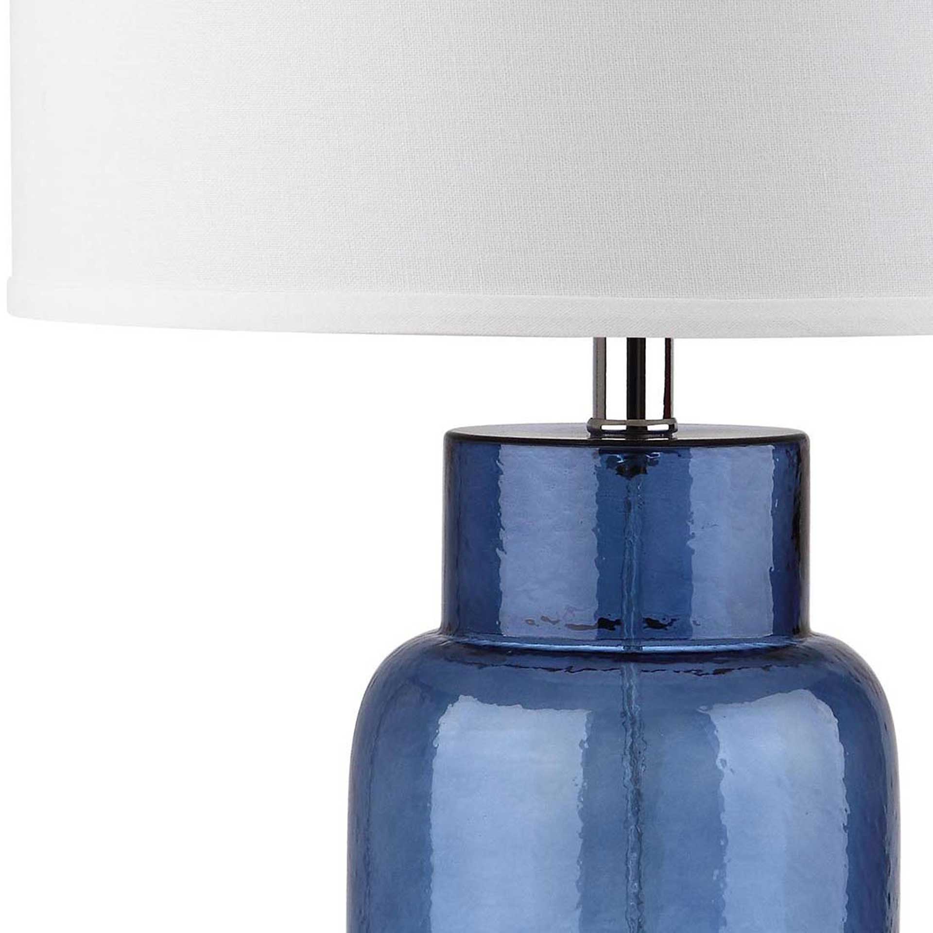 Bottle Glass Table Lamp Blue (Set of 2) - Image 2