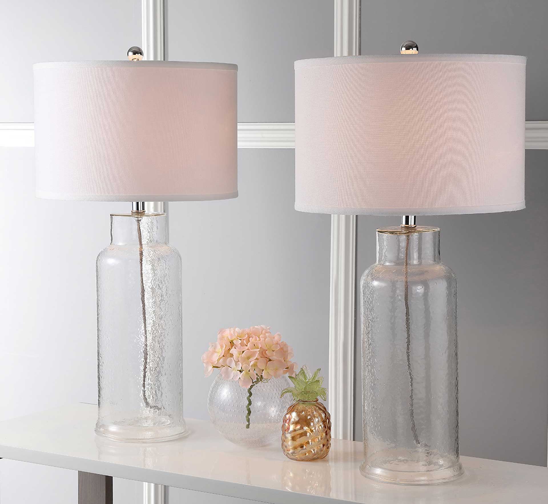Bottle Glass Table Lamp Clear (Set of 2) - Image 3