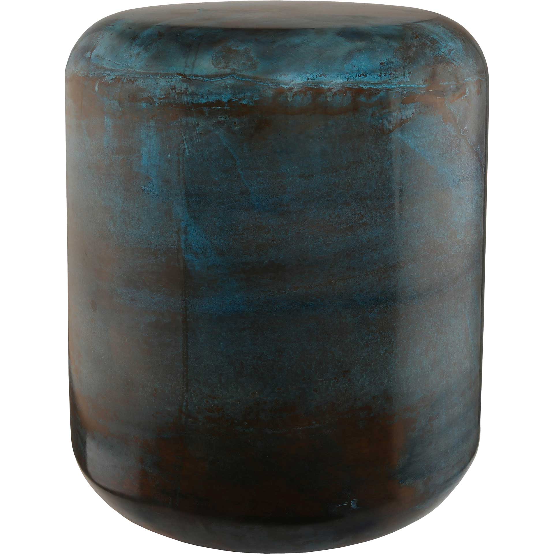 Bottle Steel Stool Blue - Image 2