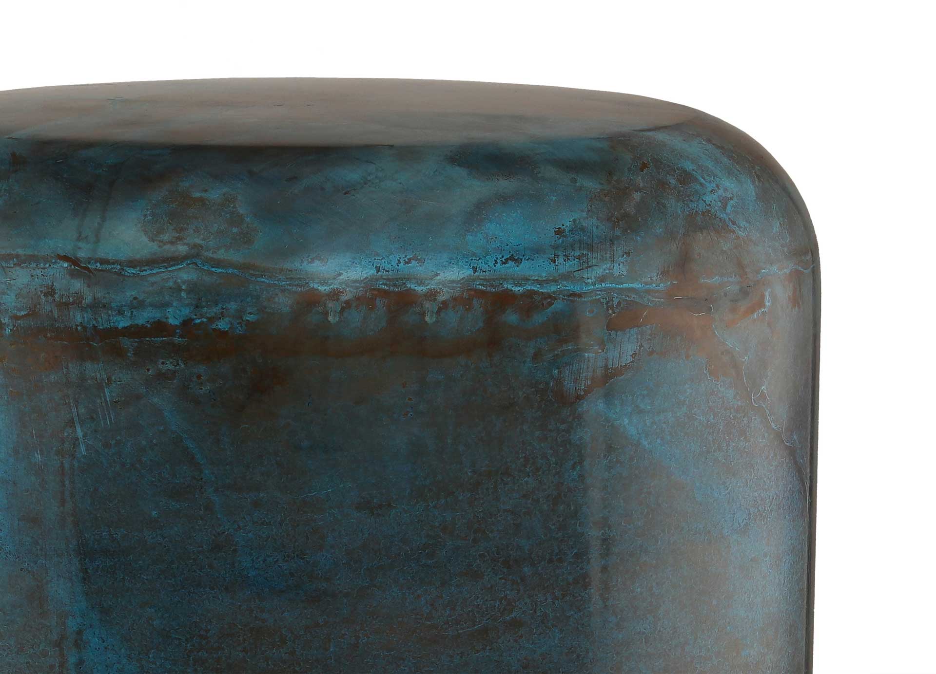 Bottle Steel Stool Blue - Image 3