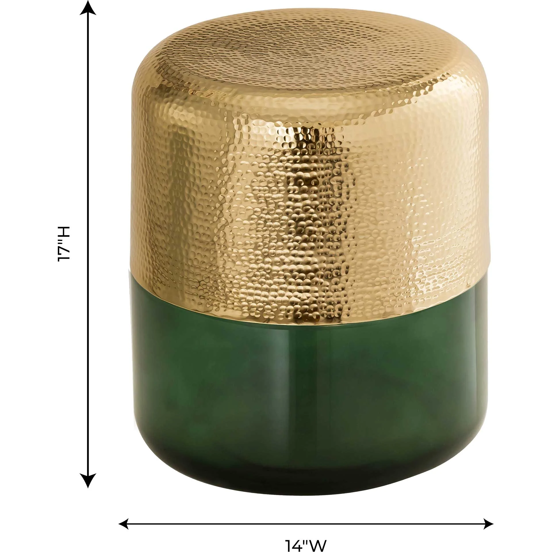 Bottle Steel Stool Green - Image 5