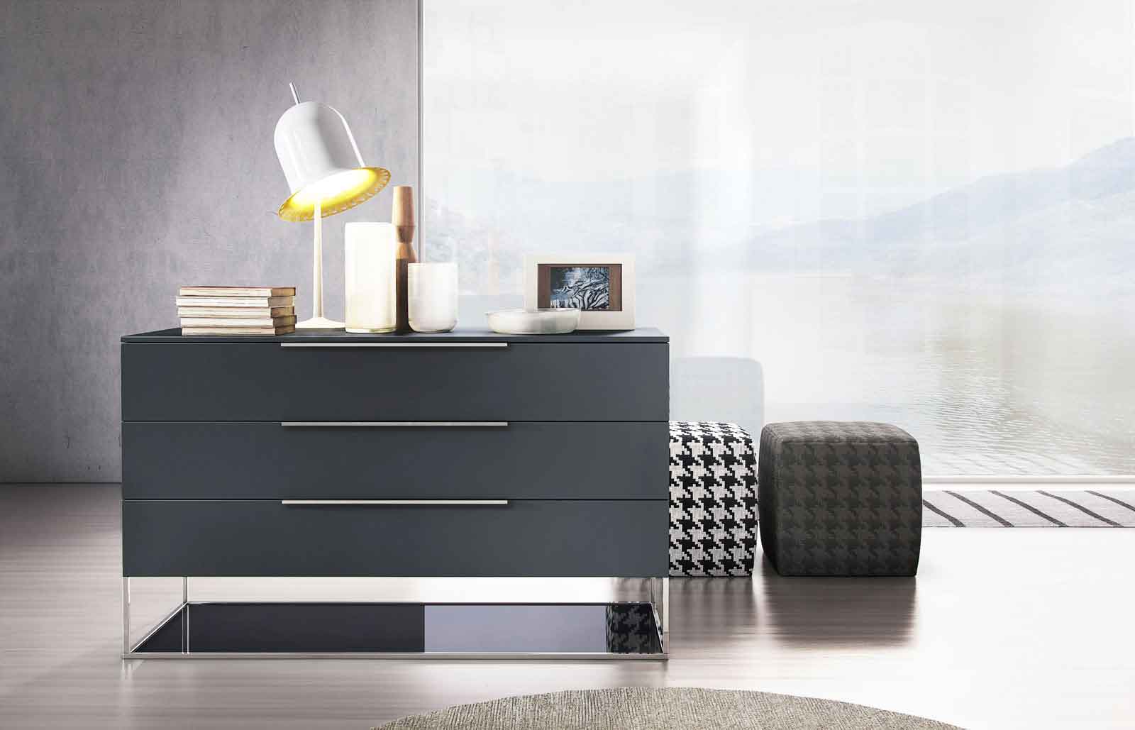 Bowery Dresser Asphalt Matte/Asphalt Glass - Image 2