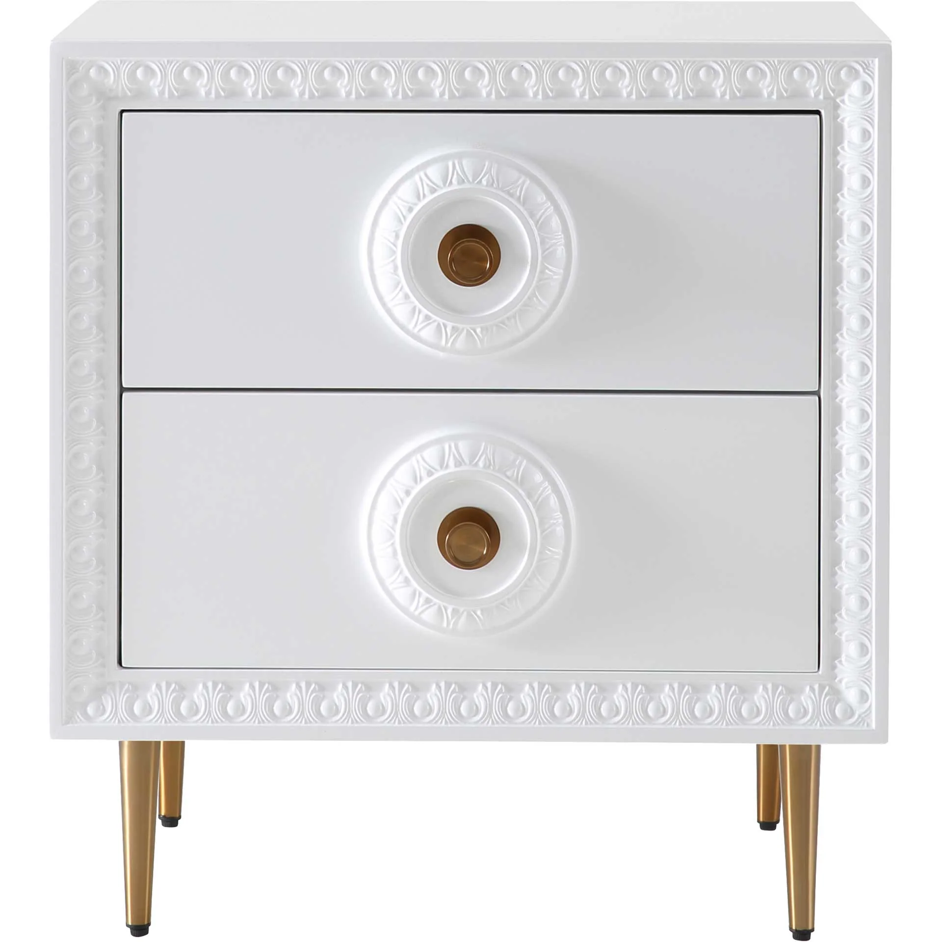 Bowie Lacquer Side Table White - Image 2