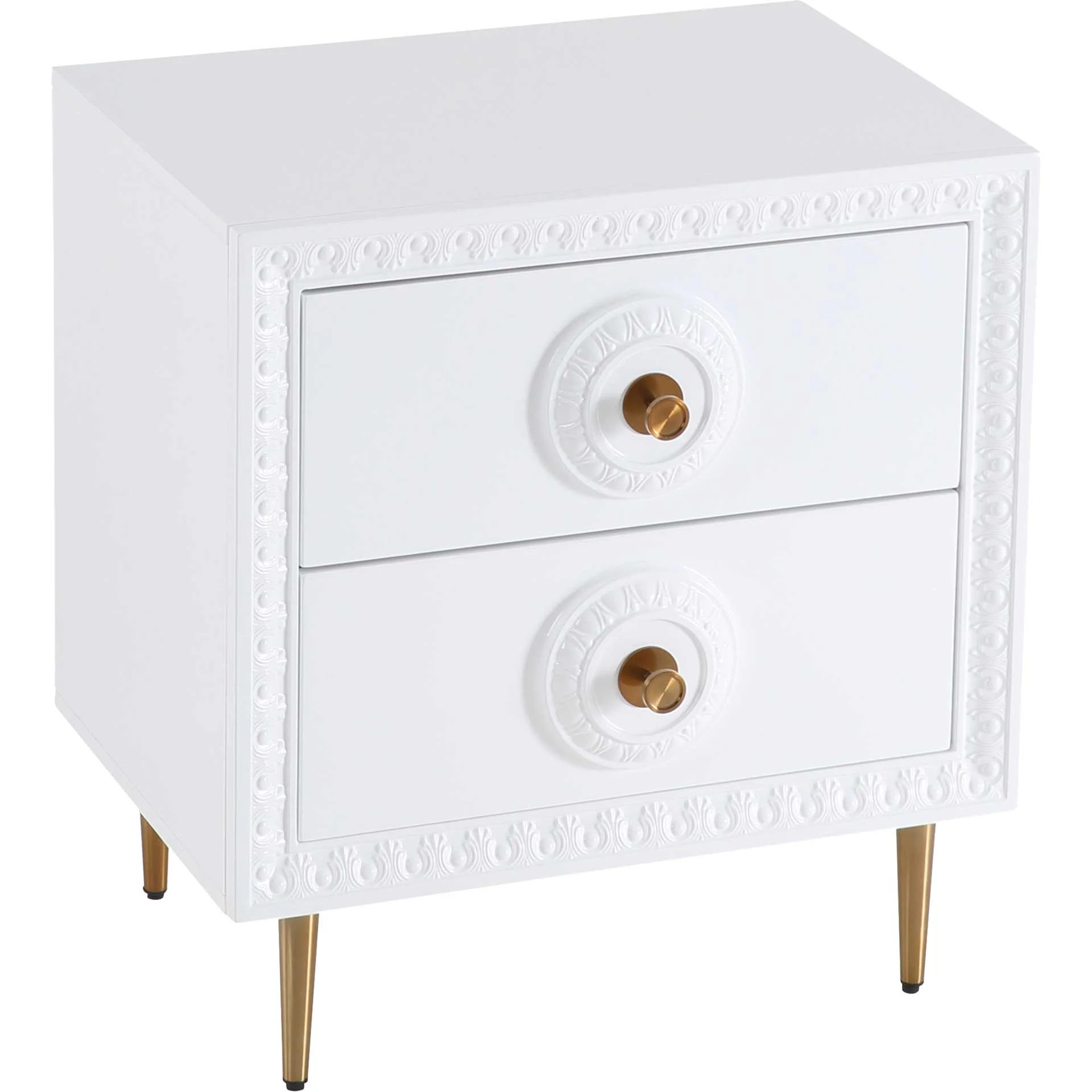 Bowie Lacquer Side Table White - Image 3