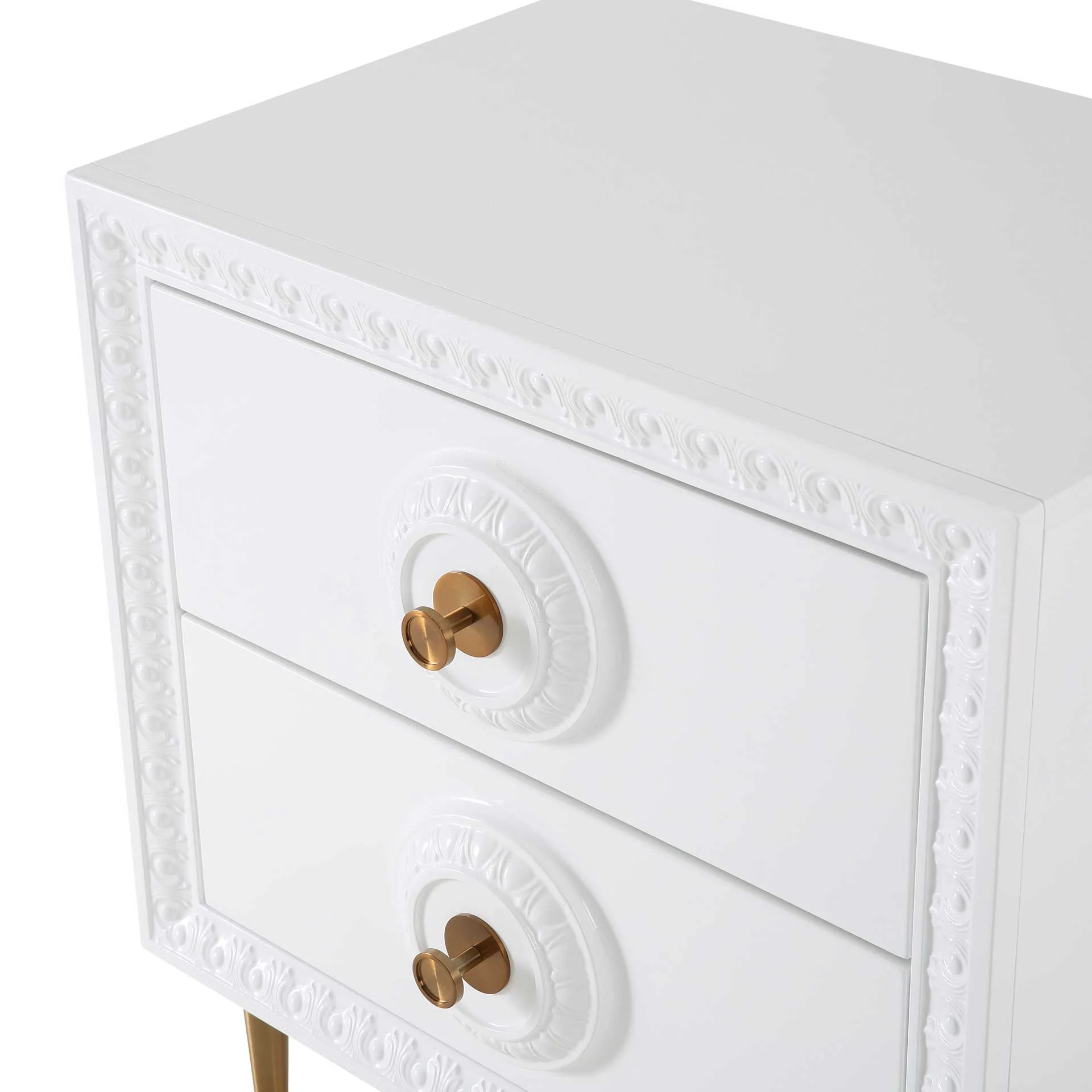 Bowie Lacquer Side Table White - Image 5