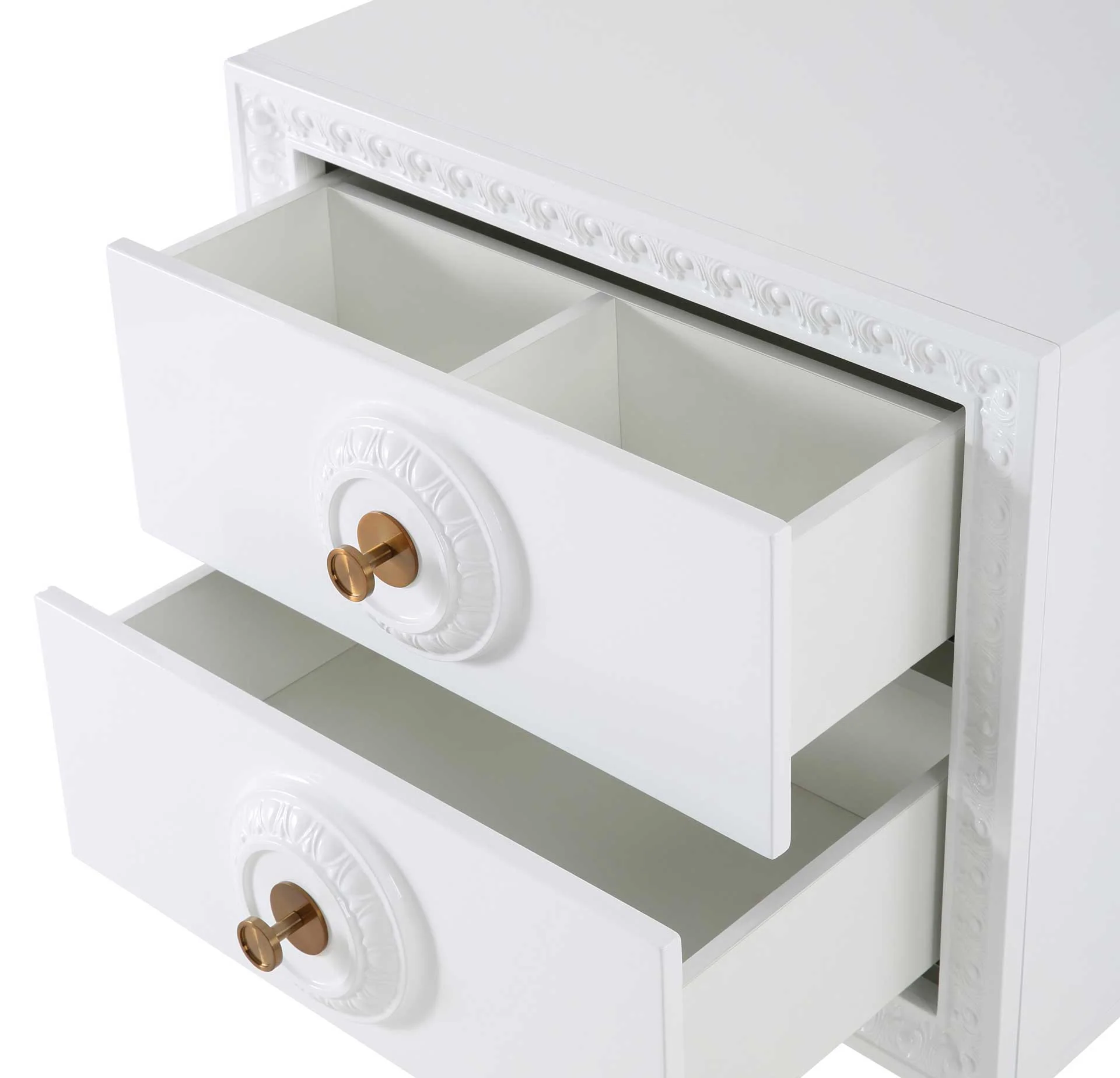 Bowie Lacquer Side Table White - Image 7