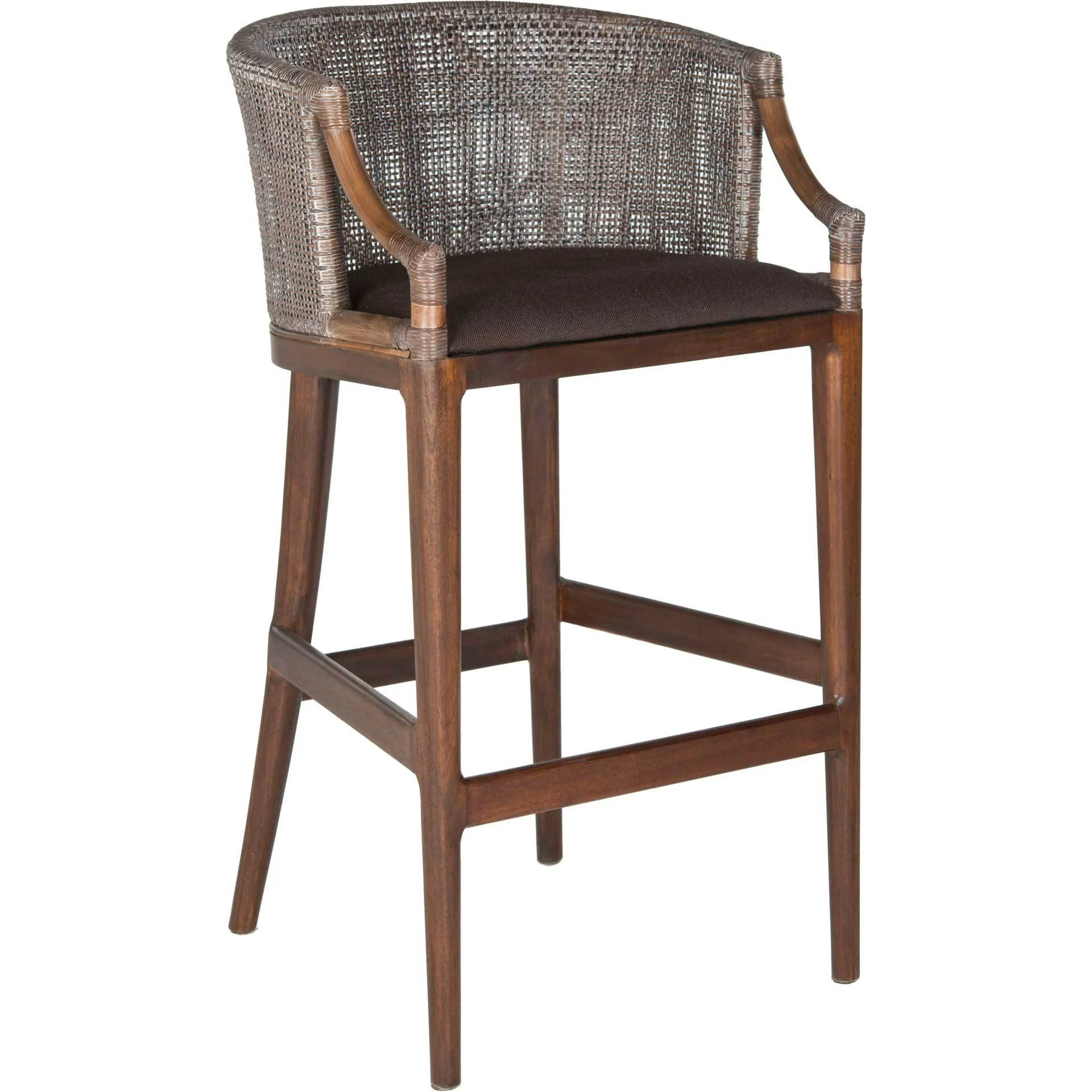 Braden Bar Stool Brown - Image 2
