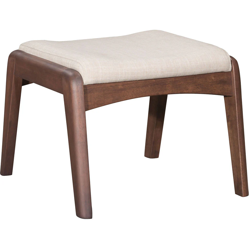 Braden Lounge Chair & Ottoman Beige - Image 6