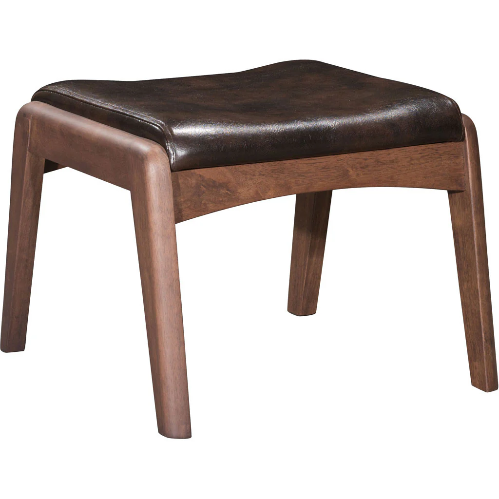 Braden Lounge Chair & Ottoman Brown - Image 6
