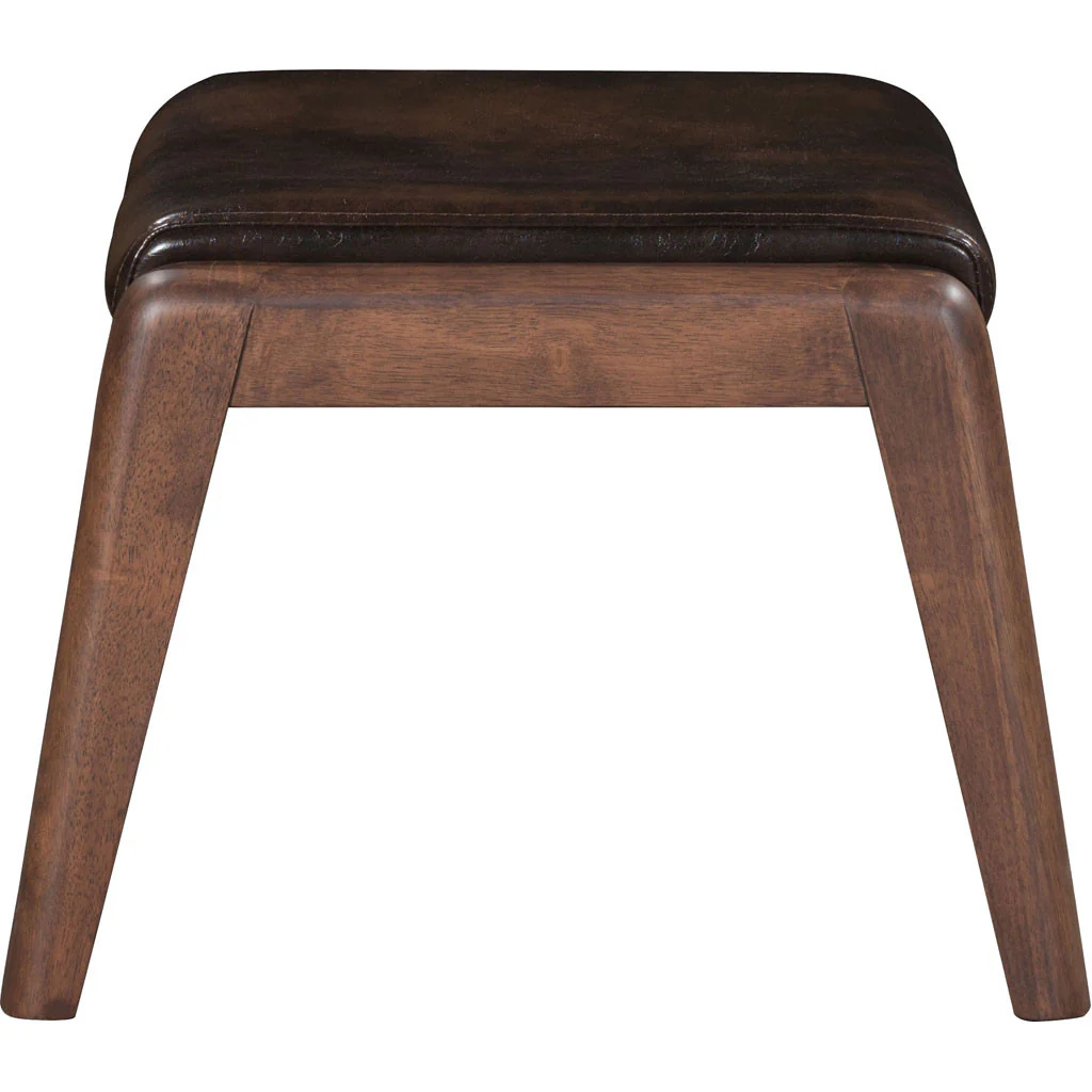 Braden Lounge Chair & Ottoman Brown - Image 7