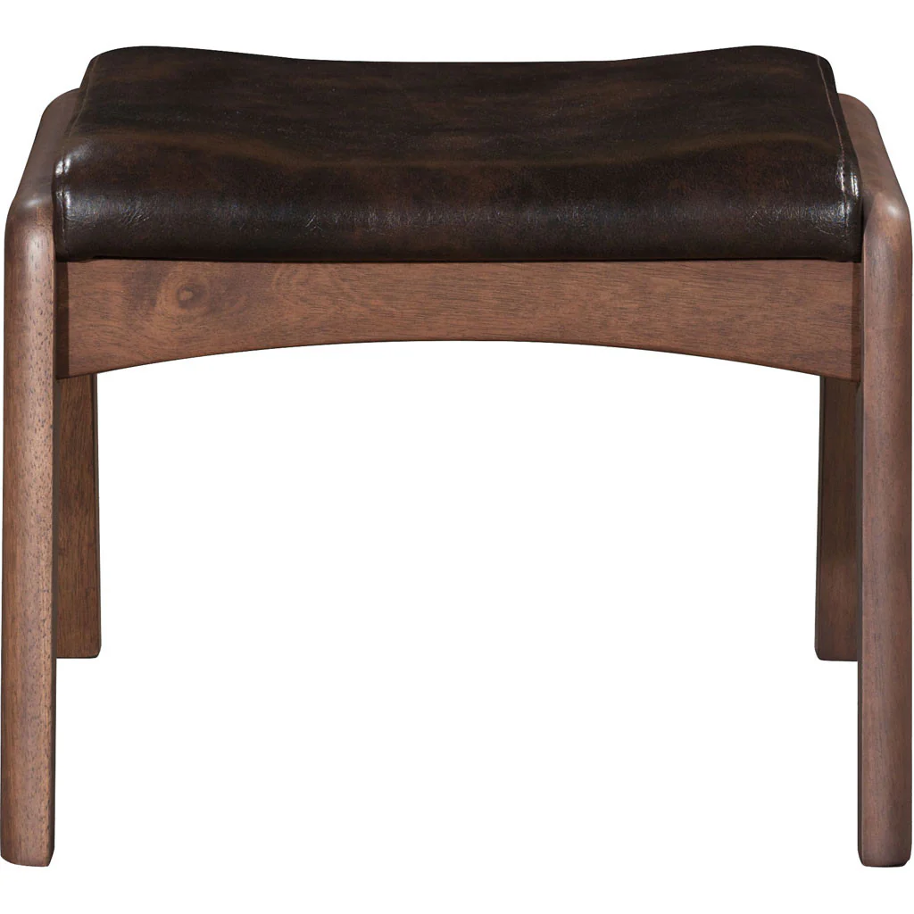 Braden Lounge Chair & Ottoman Brown - Image 8
