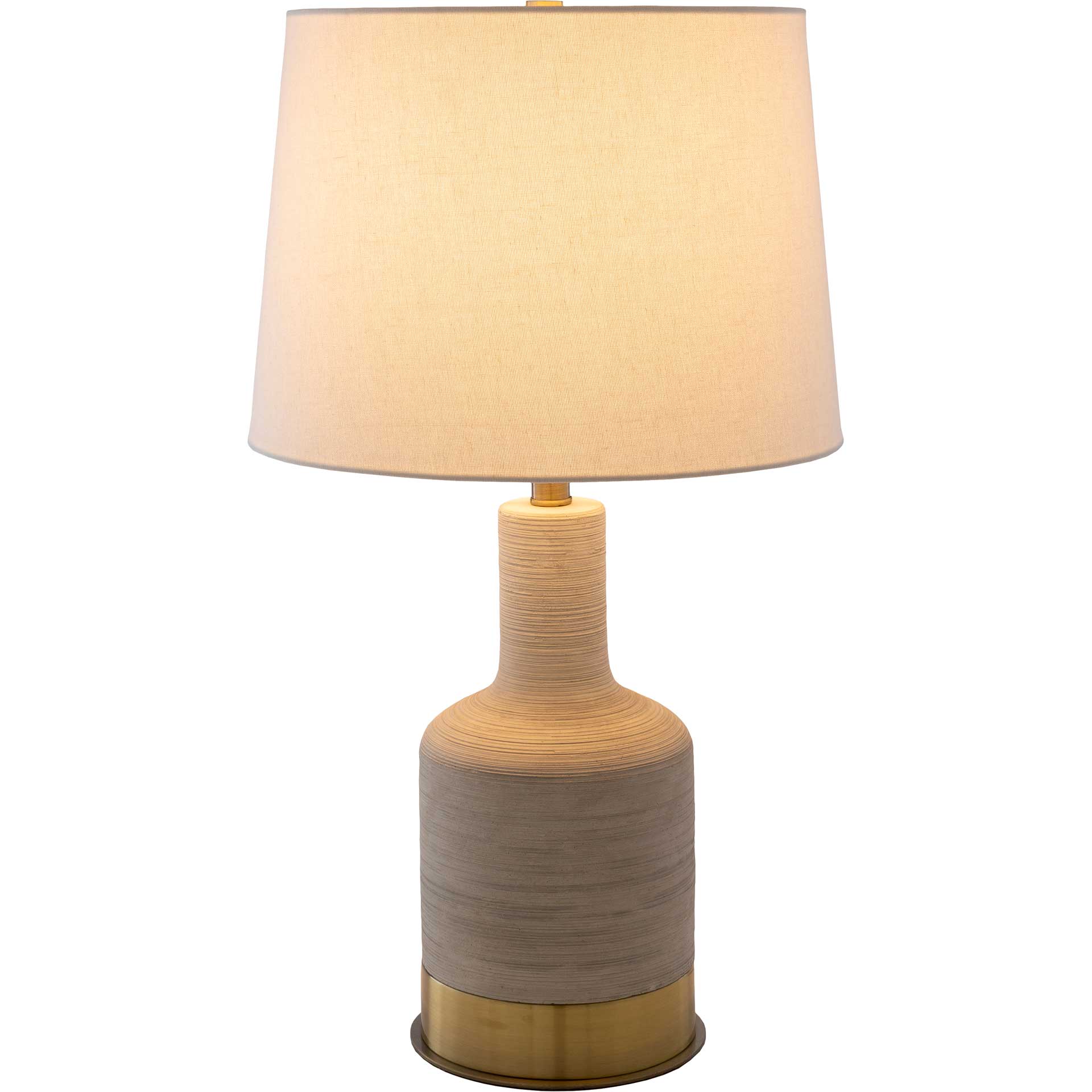 Braden Table Lamp Ivory/Light Gray/White - Image 2