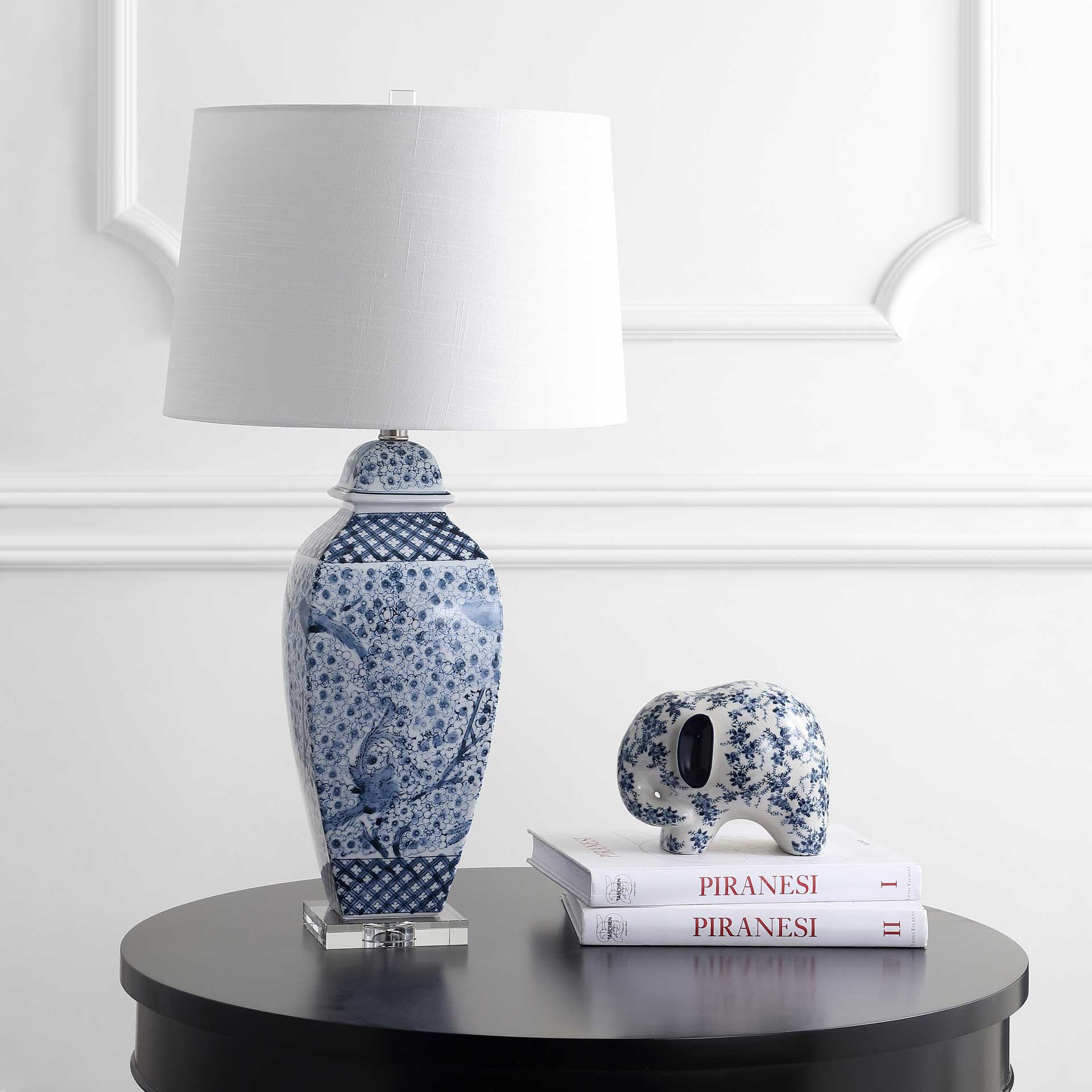 Brae Table Lamp Blue/White - Image 3