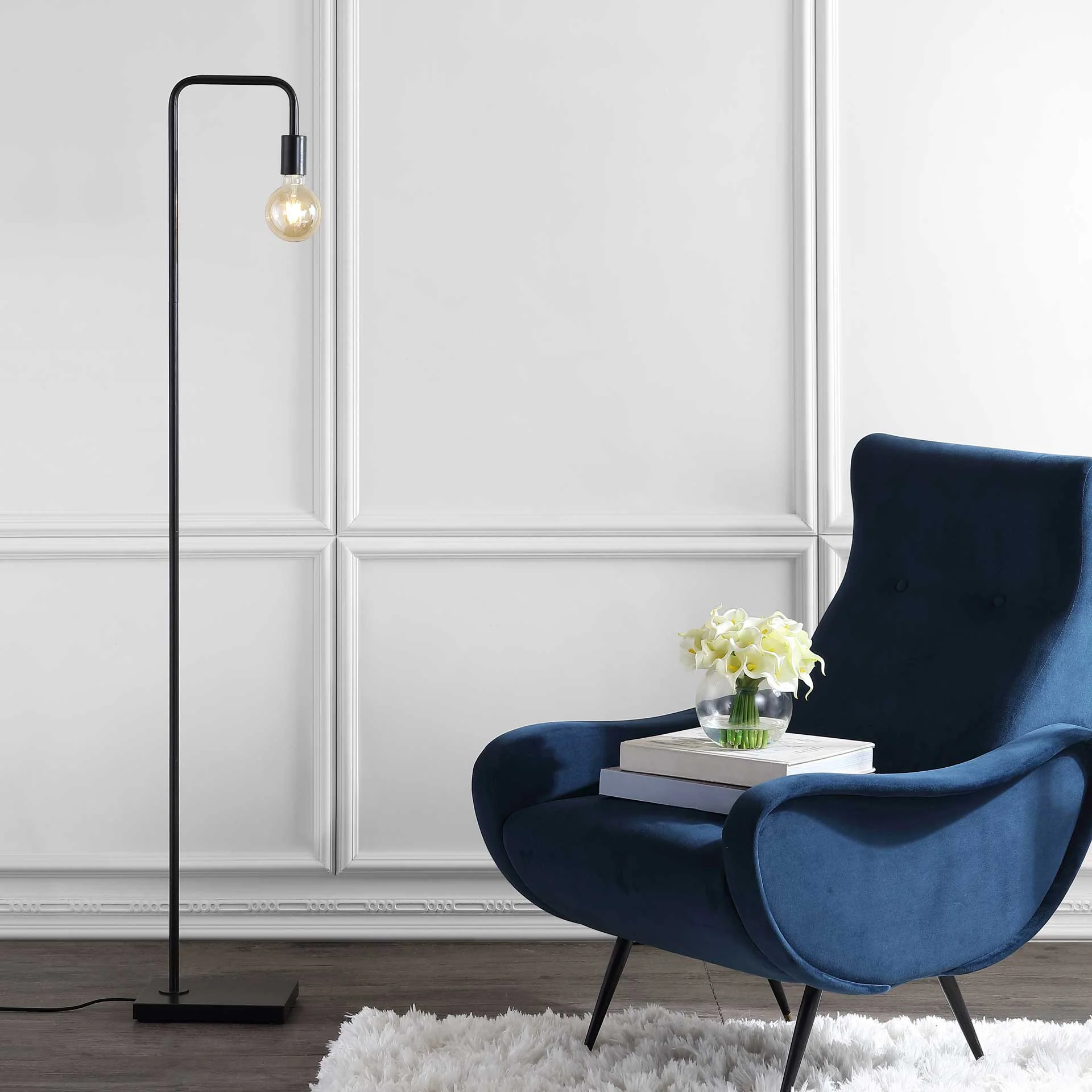 Braeden Floor Lamp Dark Gray - Image 4