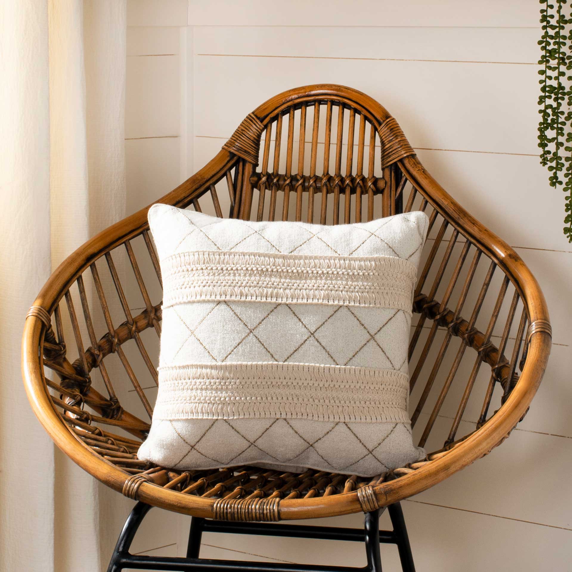 Branch Pillow Cream - Image 3