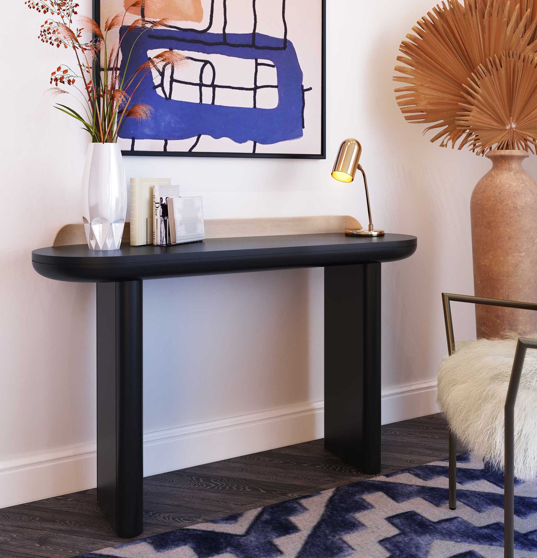 Branda Console Table Black - Image 9