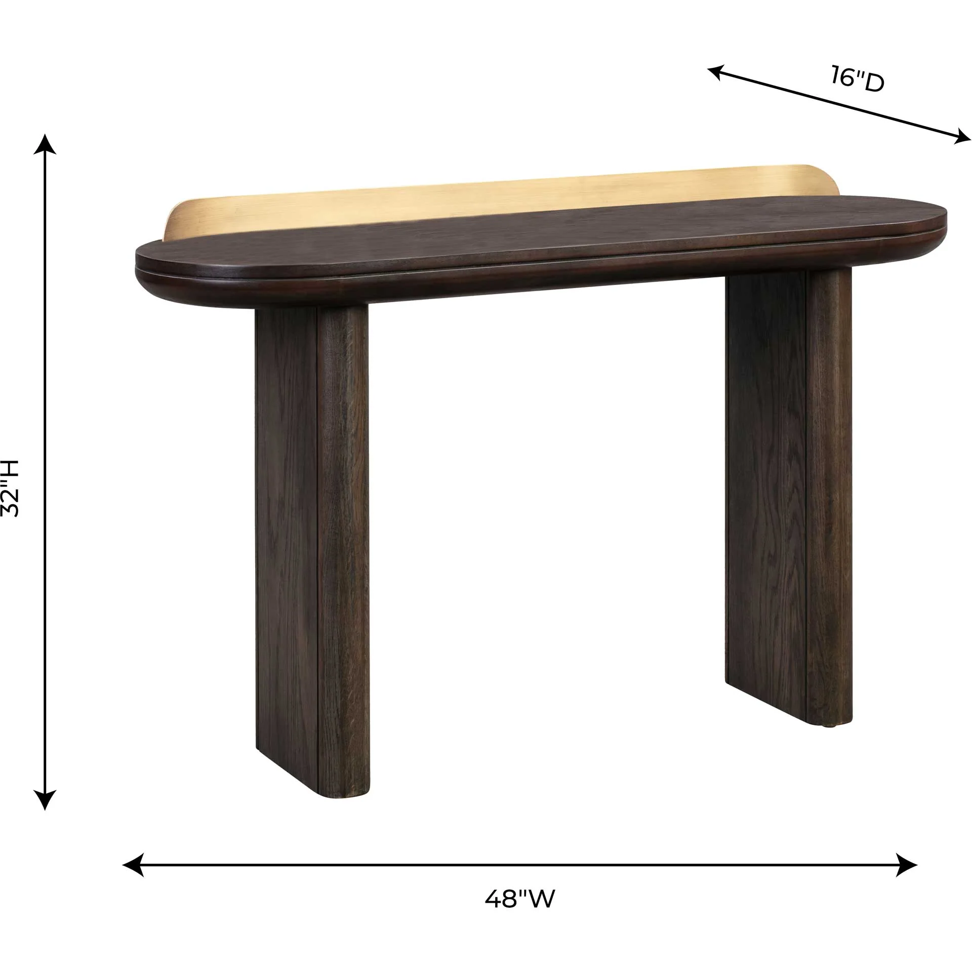 Branda Console Table Brown - Image 8
