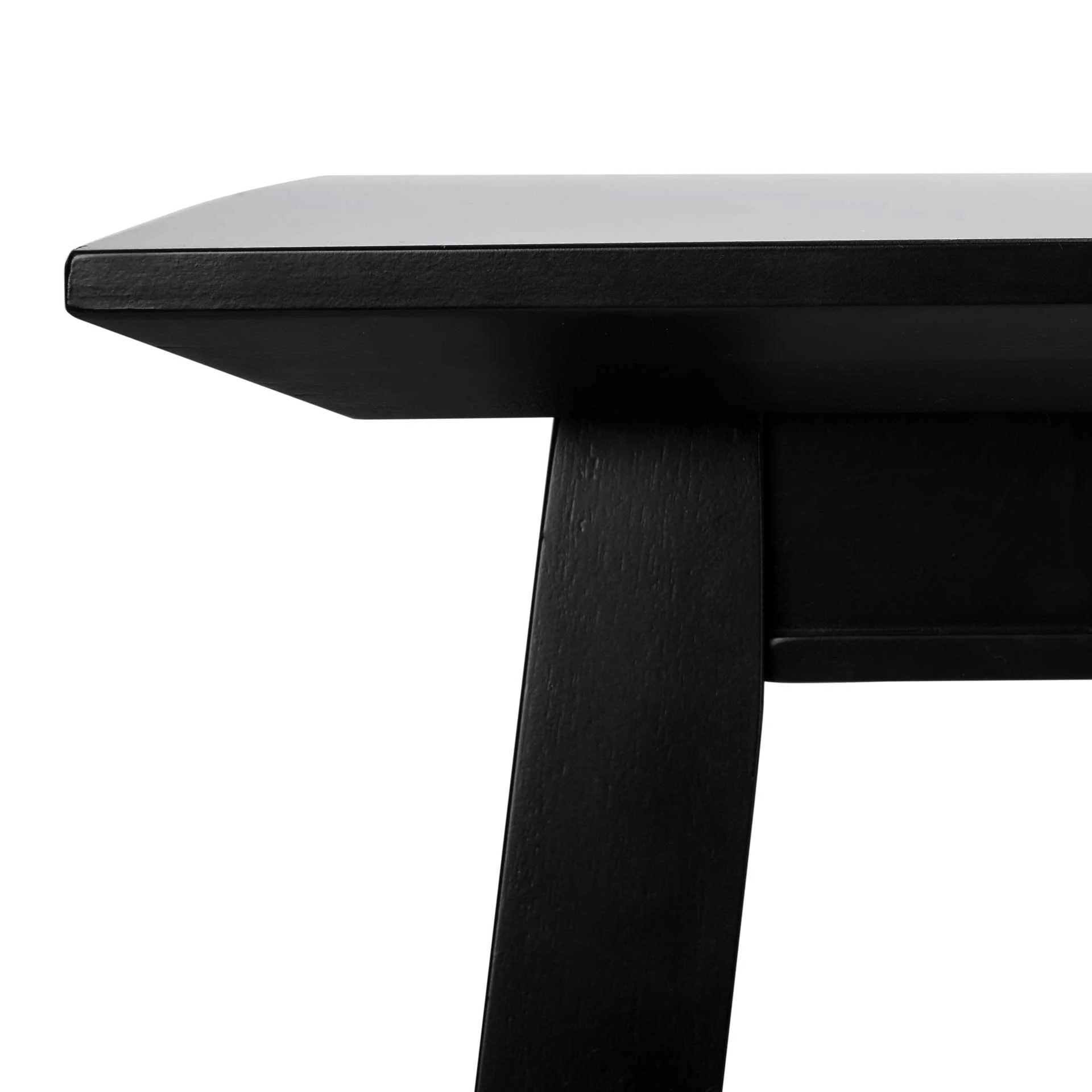 Brandon Rectangle Dining Table Black - Image 4