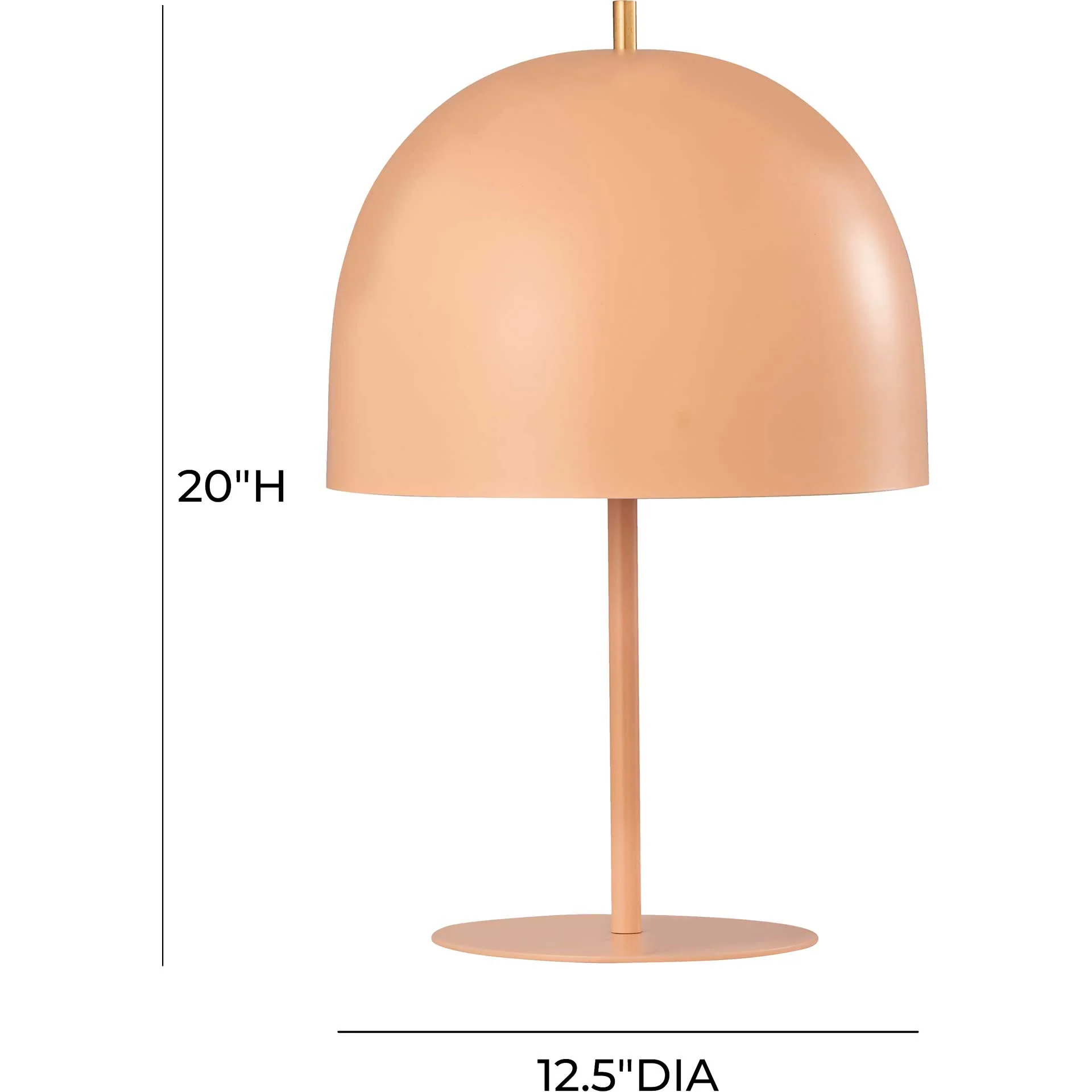 Brandy Table Lamp Blush - Image 5