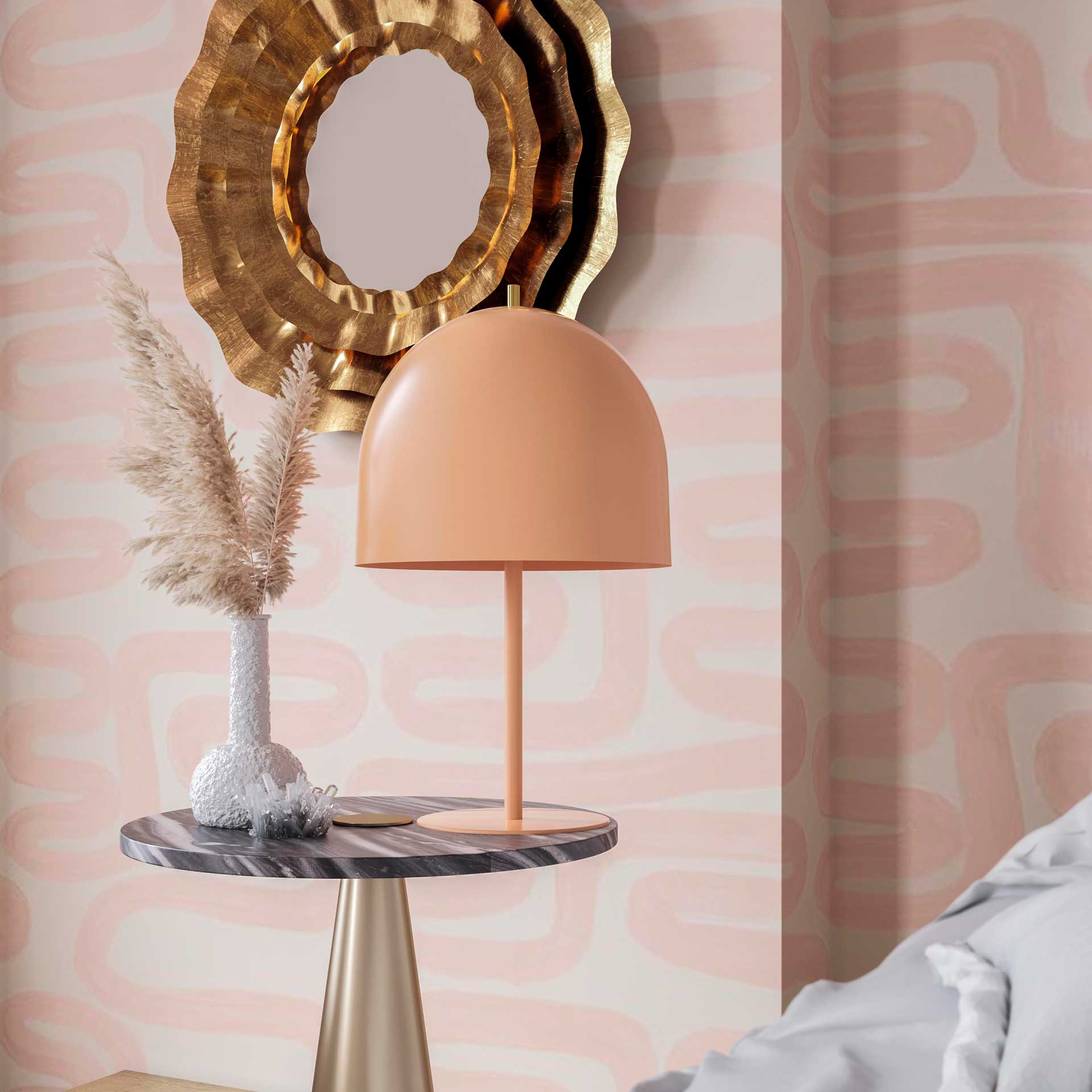 Brandy Table Lamp Blush - Image 6