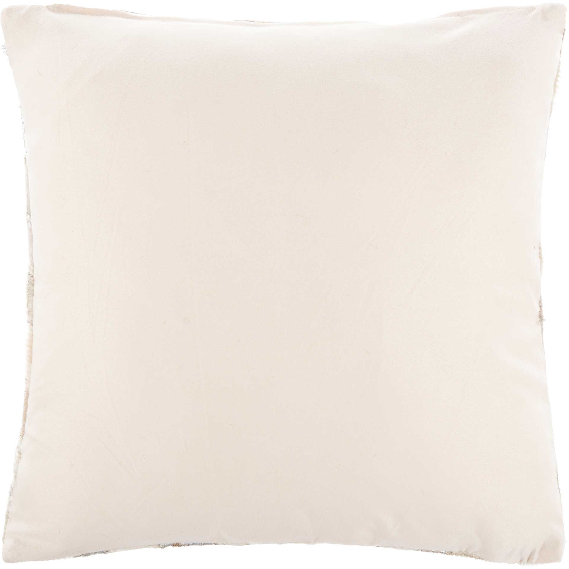 Brantley Metallic Cowhide Pillow Silver - Image 2