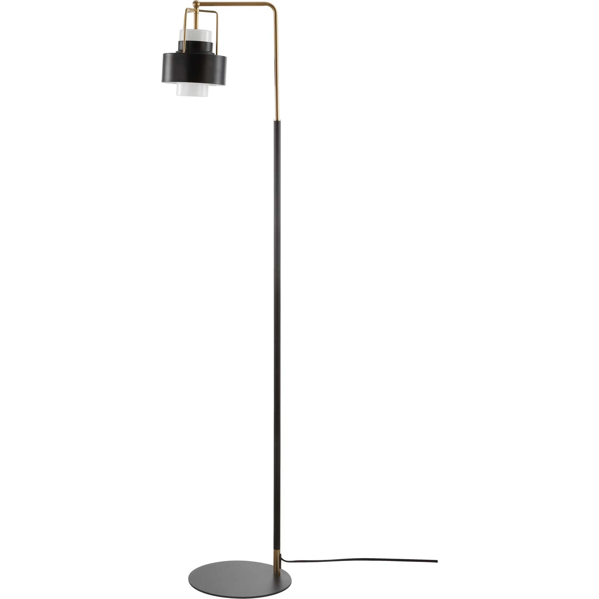 Brayden Floor Lamp Black/Brass Gold - Image 2