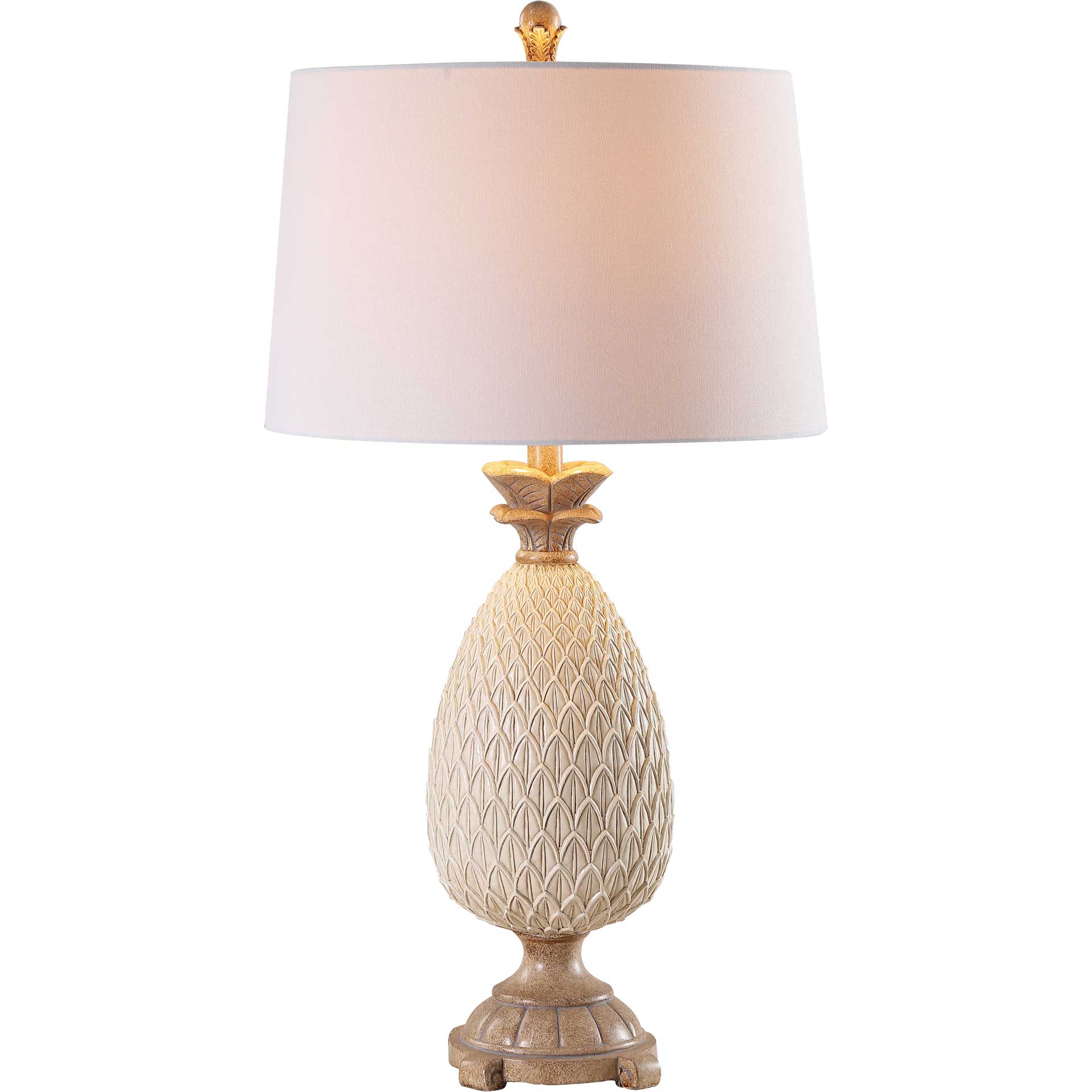 Brenda Table Lamp Antique Cream/Brown (Set of 2) - Image 2