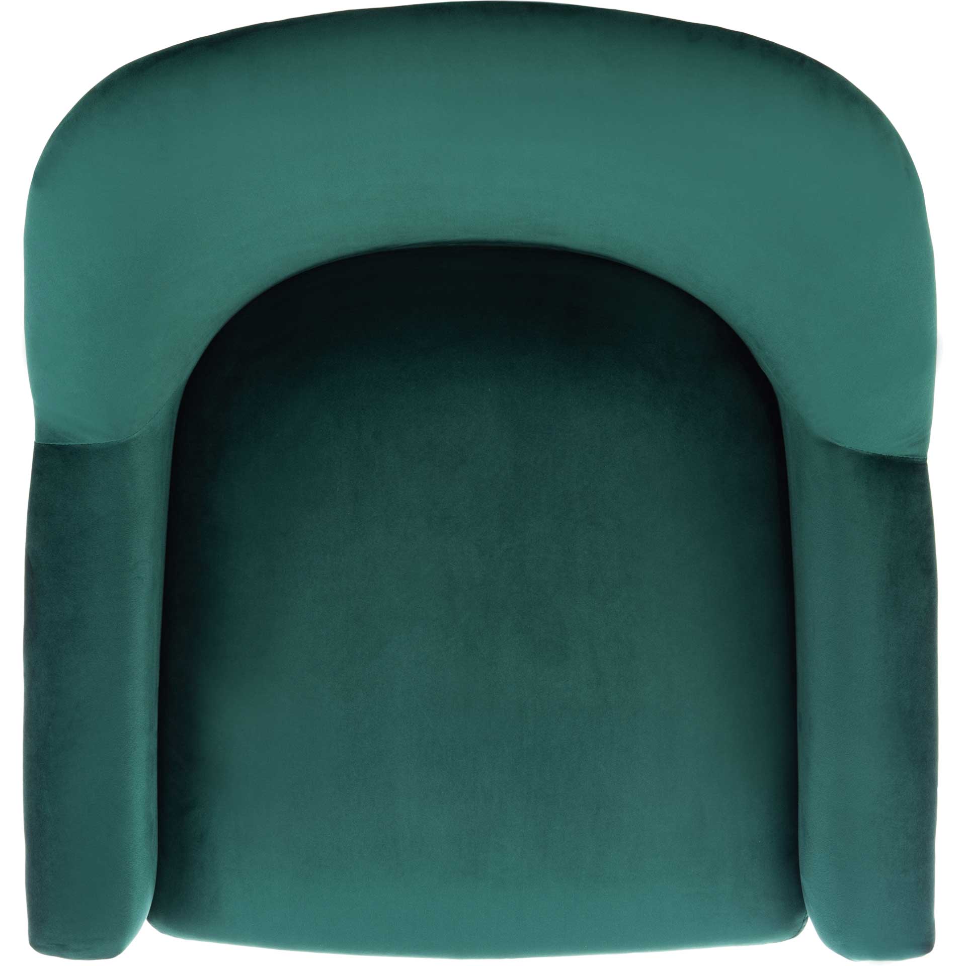 Brendan Mid Century Arm Chair Emerald/Brass - Image 6