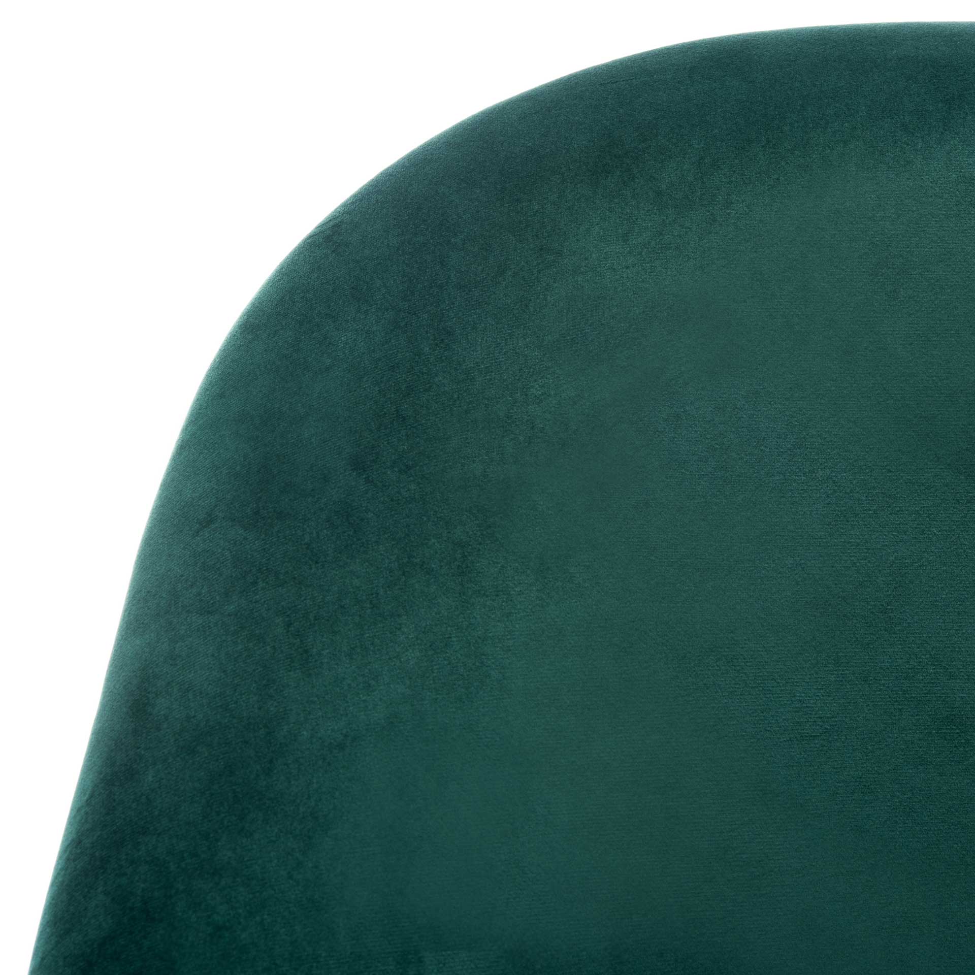 Brendan Mid Century Arm Chair Emerald/Brass - Image 7