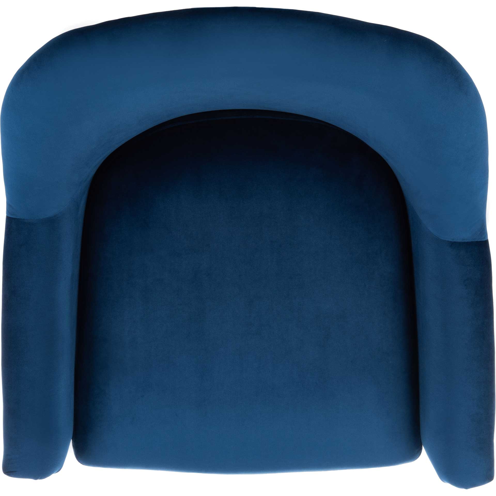 Brendan Mid Century Arm Chair Navy/Brass - Image 6