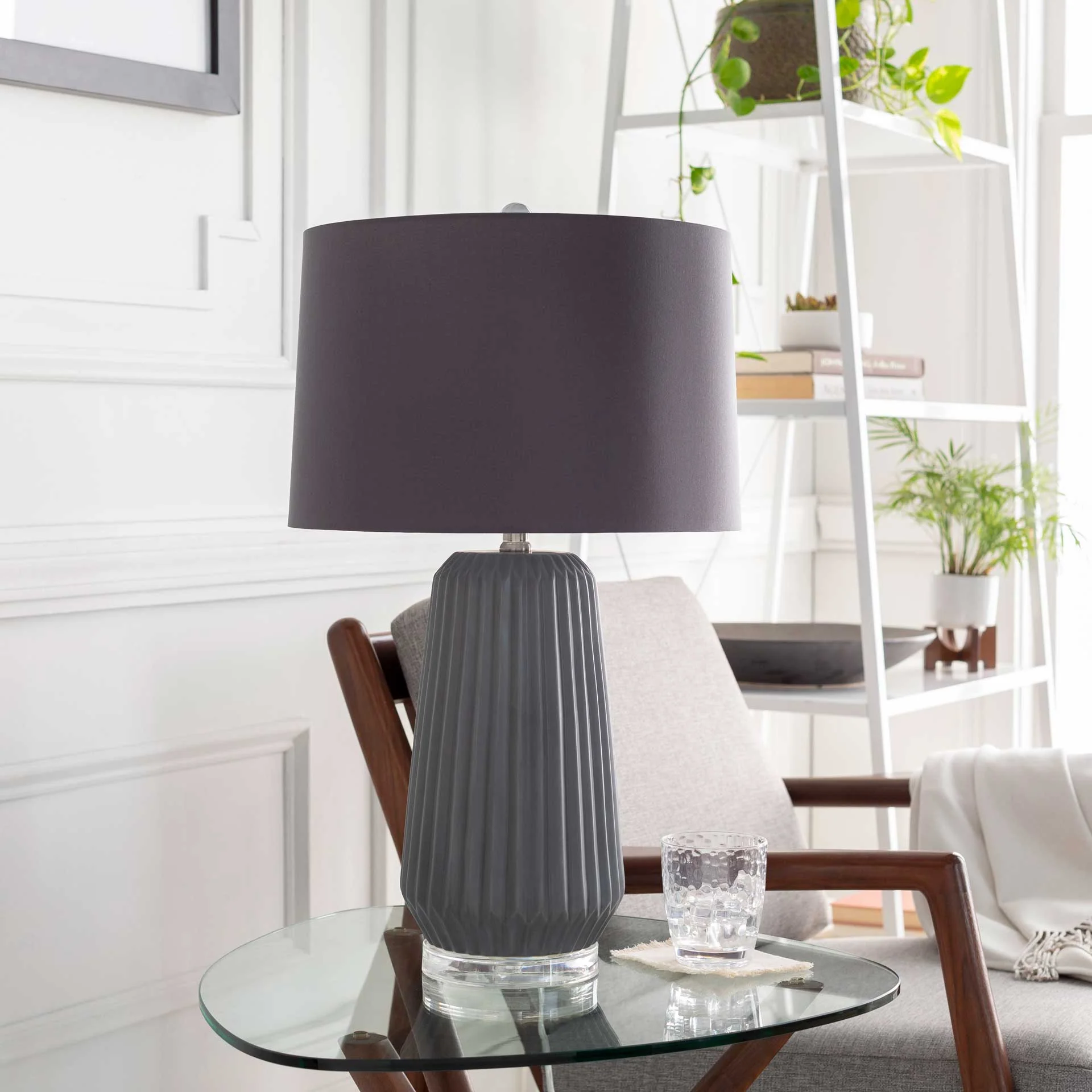 Brendan Table Lamp Charcoal/Navy/Gray - Image 7