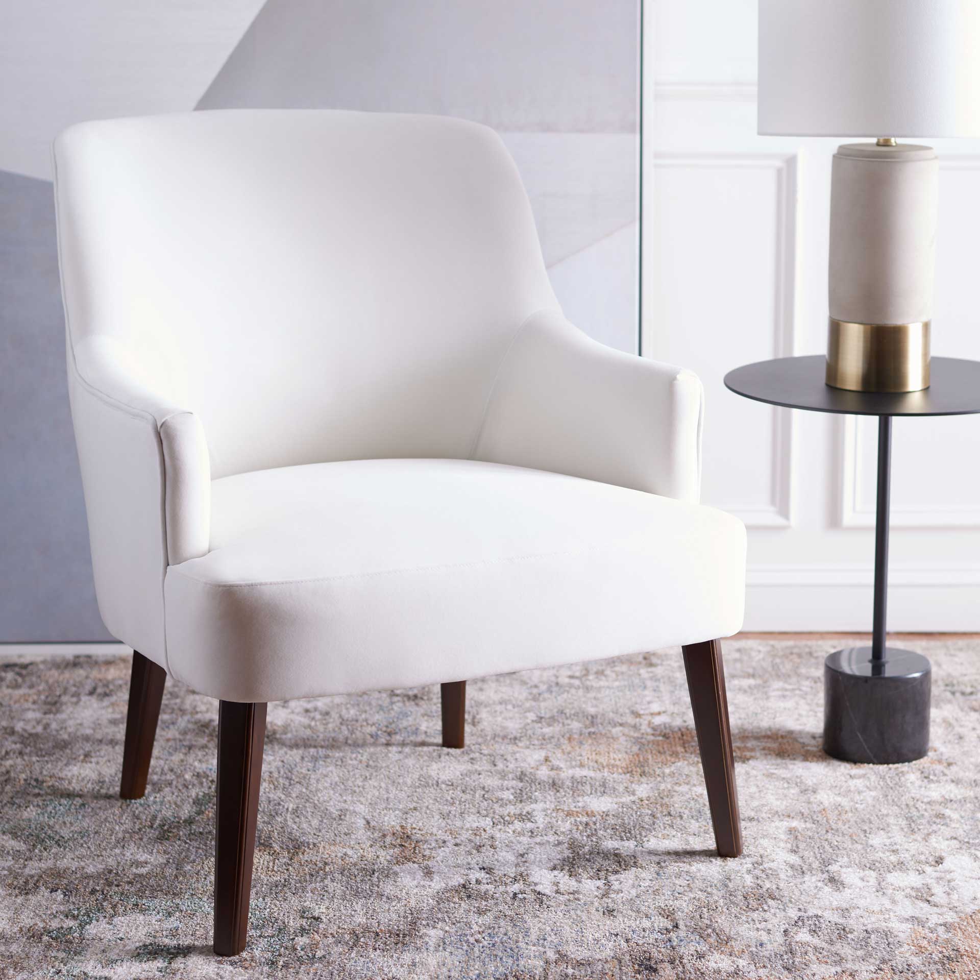 Brendon Accent Chair White - Image 4