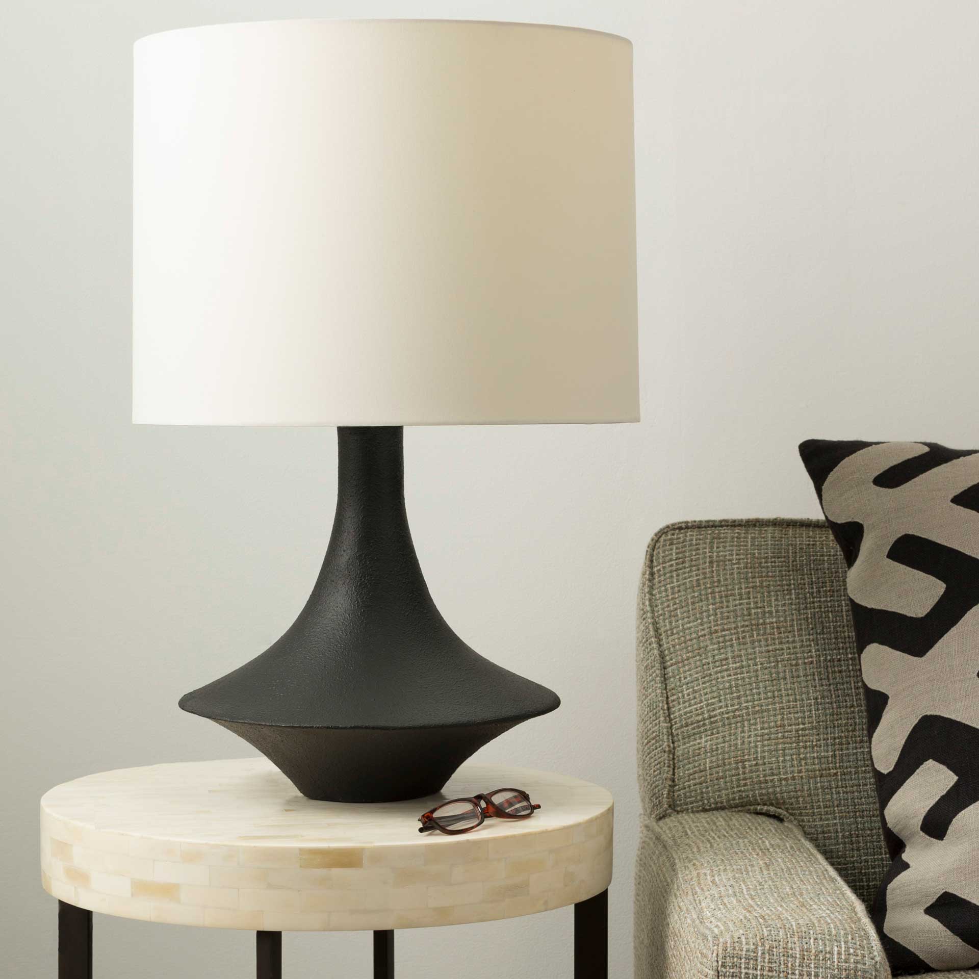 Brennan Table Lamp Black/White - Image 9