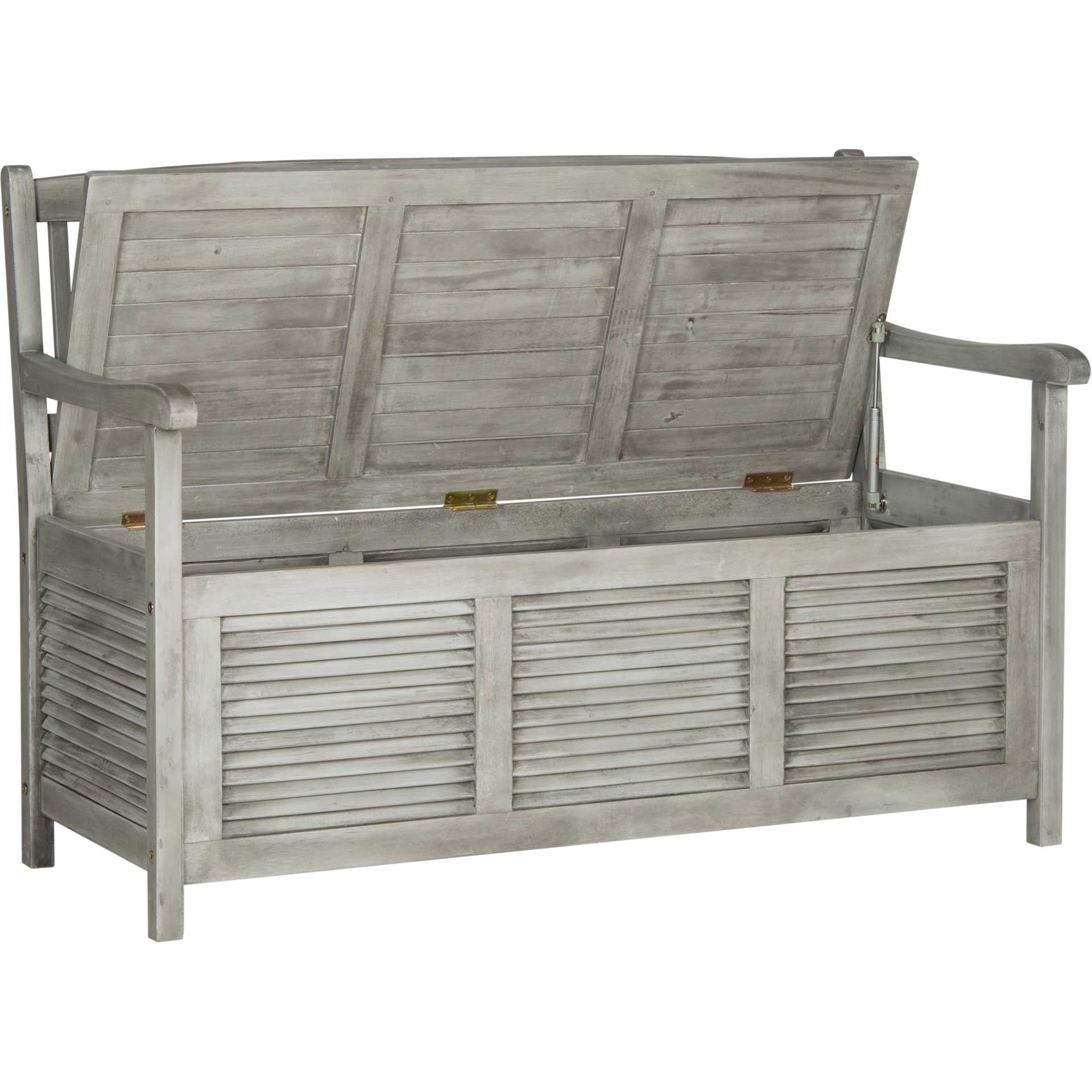 Brent Storage Bench Gray - Image 4
