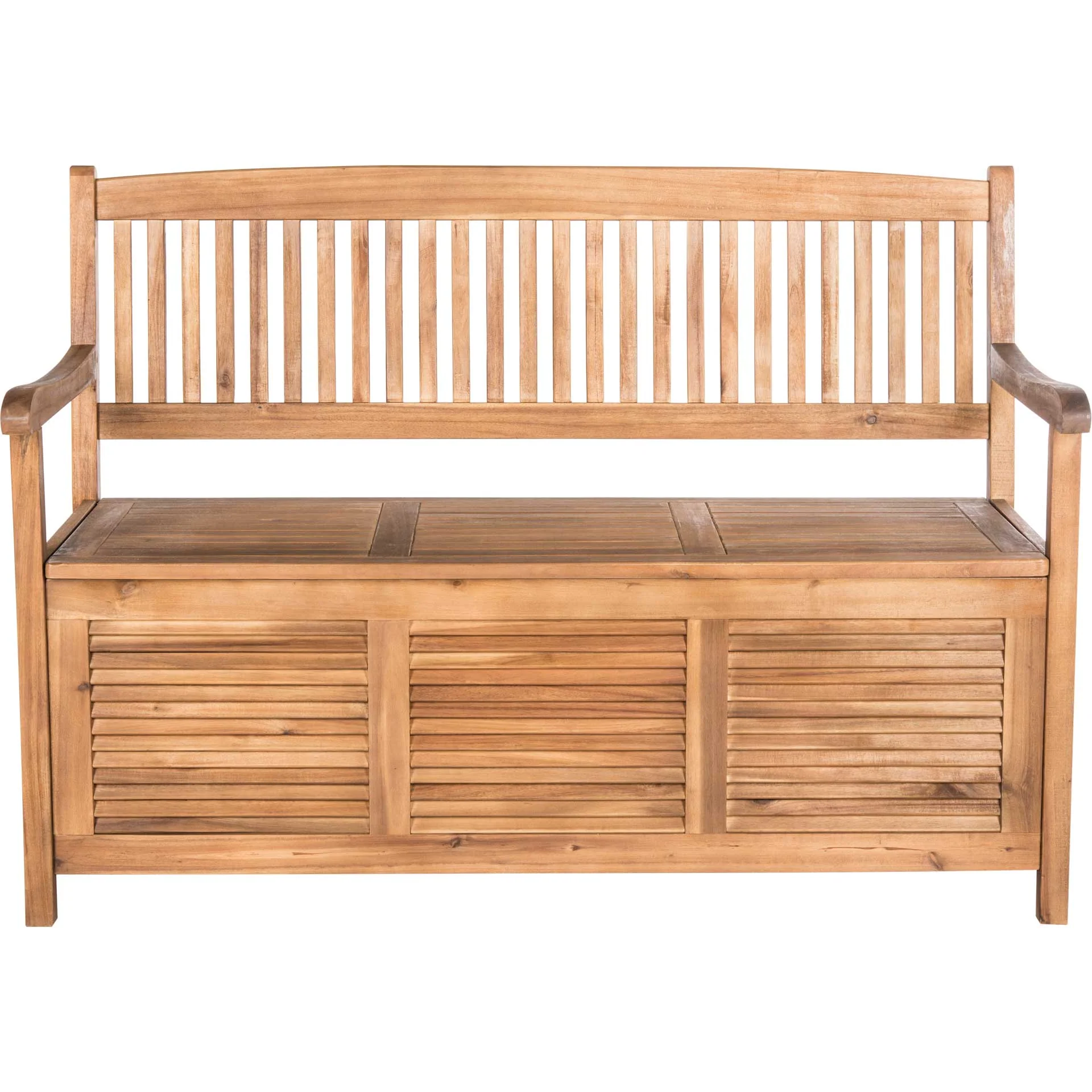 Brent Storage Bench Teak Brown - Image 2