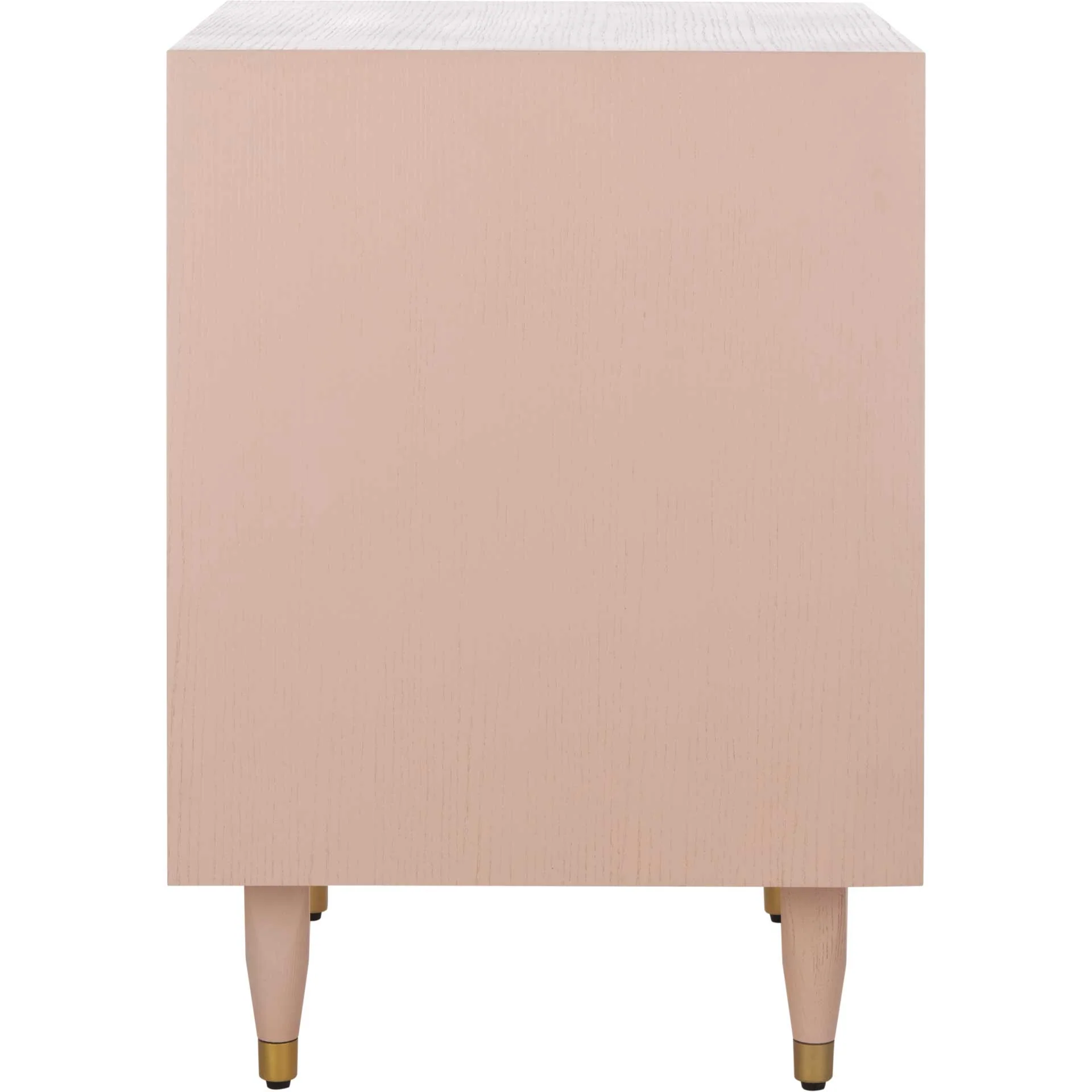 Brett Antique Gold Wave Nightstand Pink/Gold - Image 3