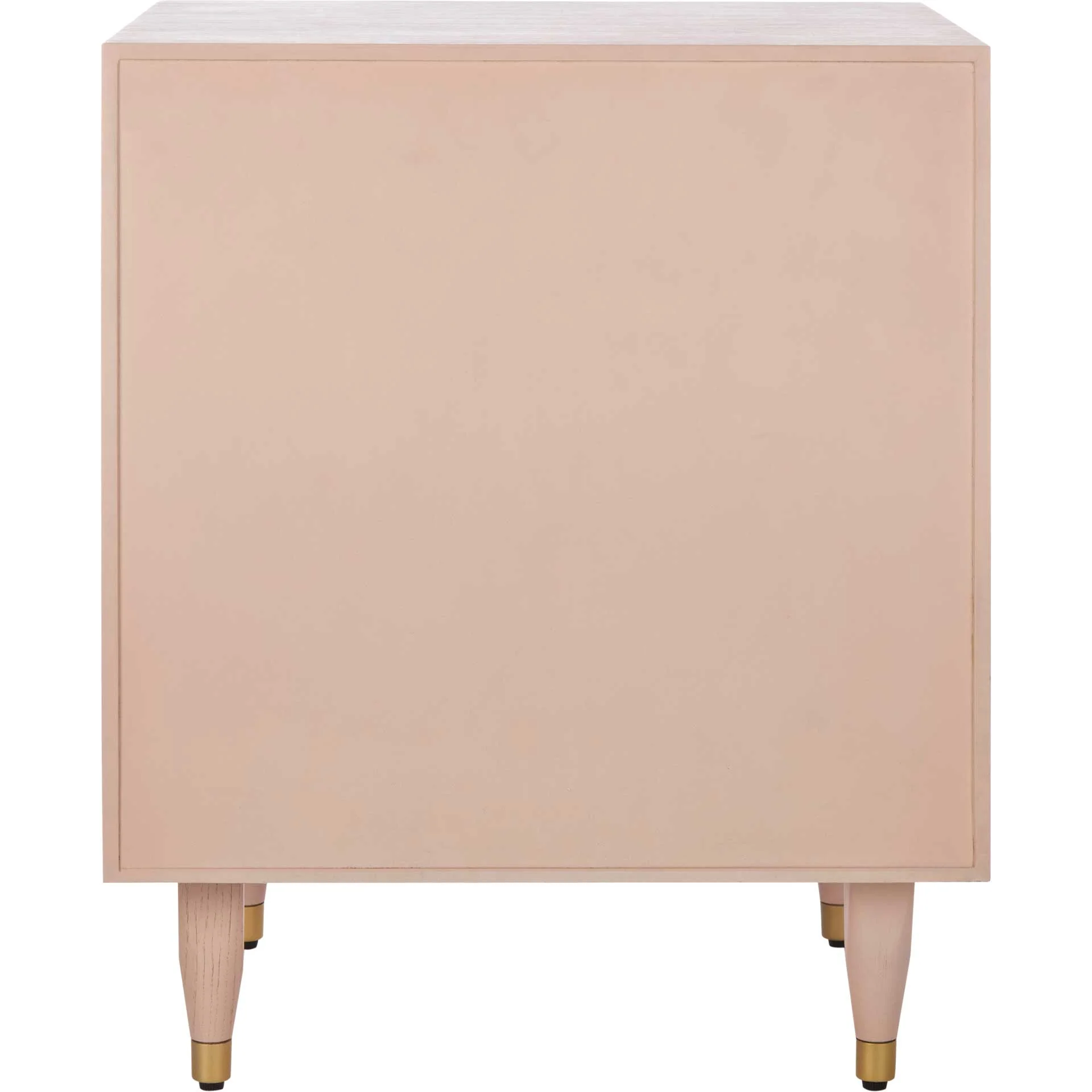 Brett Antique Gold Wave Nightstand Pink/Gold - Image 5
