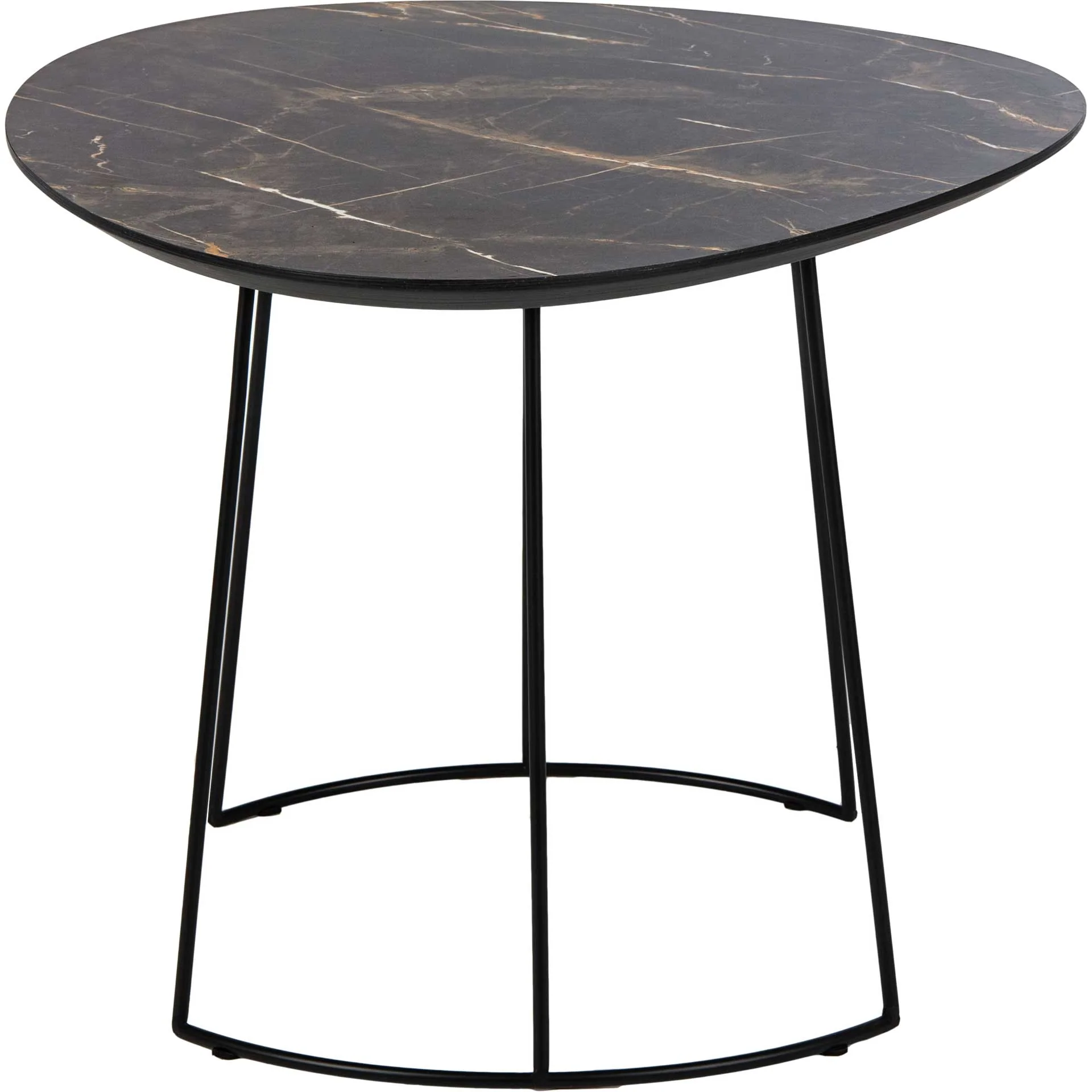Bria Side Table Gray/Black - Image 3