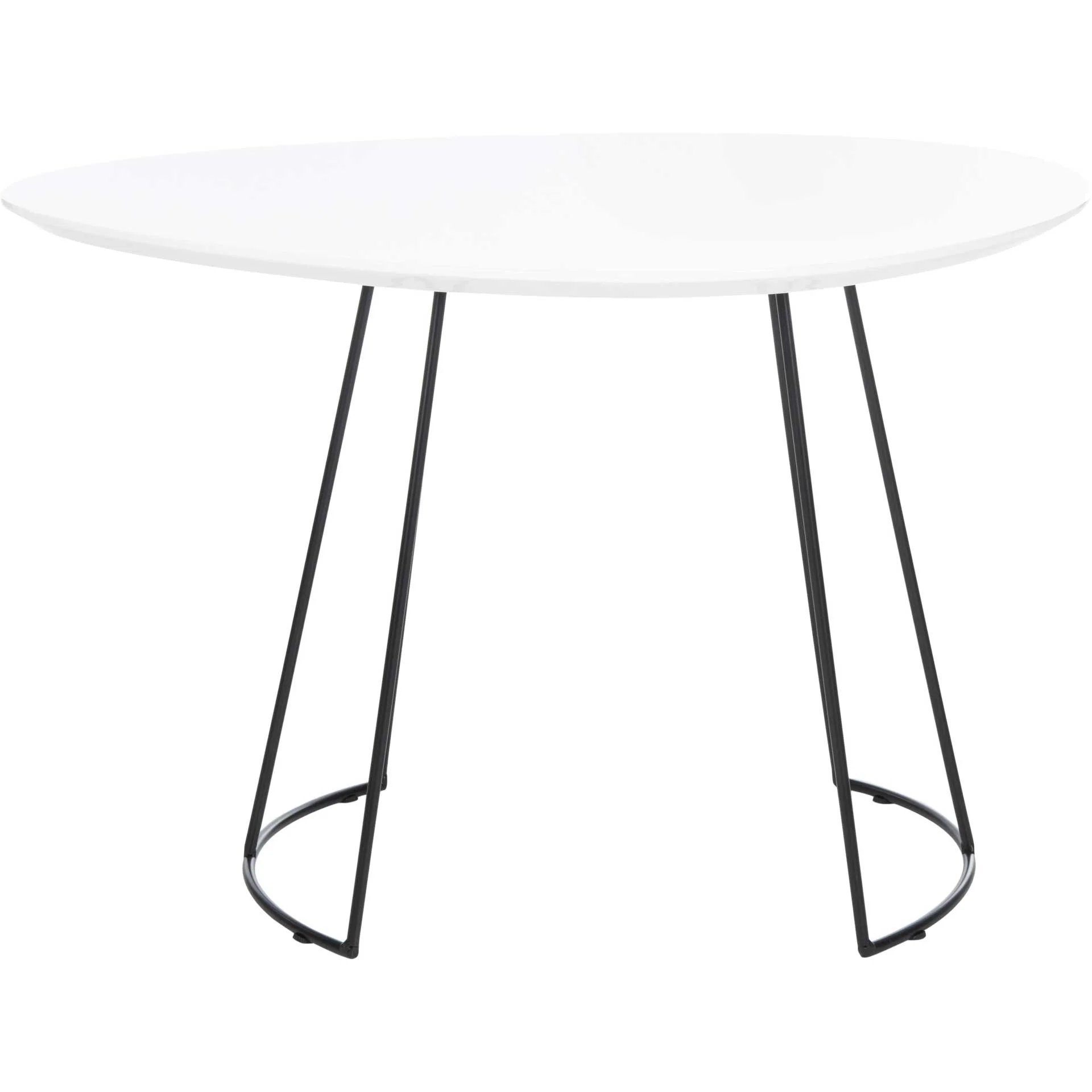 Bria Side Table Lacquer White/Black - Image 2