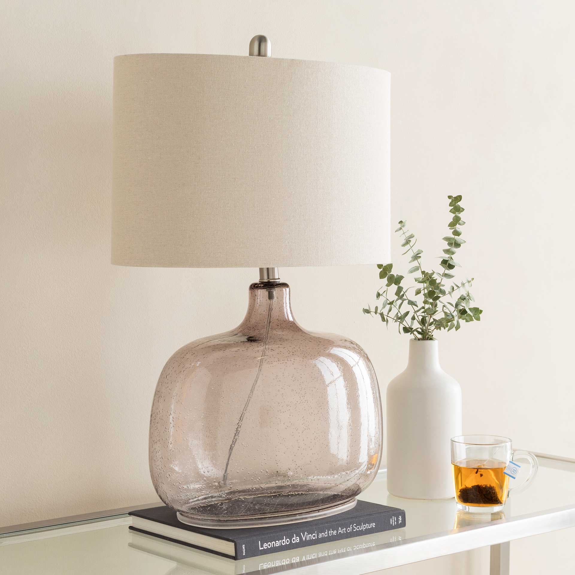 Bria Table Lamp Ivory/Taupe/Light Gray - Image 7