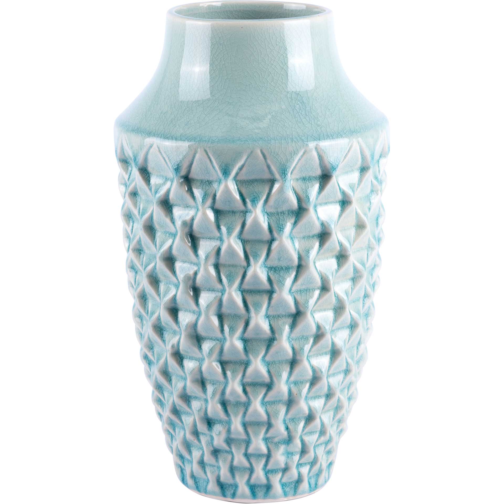 Brick Vase Light Teal - Image 4